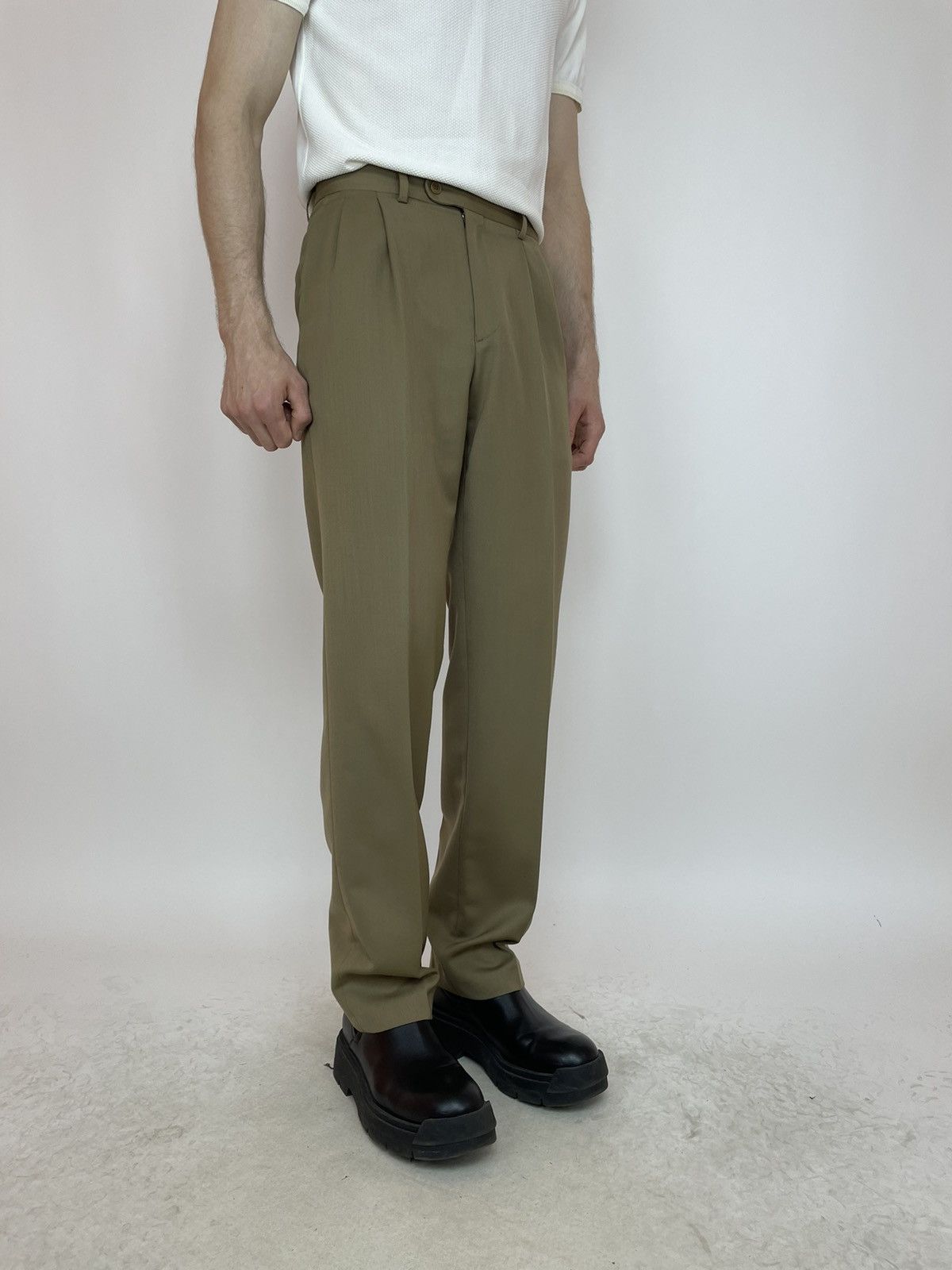 Other CORTEFIEL Pleated Trousers Mens beige pants size 42 Size US 32 / EU 48 - 4 Thumbnail