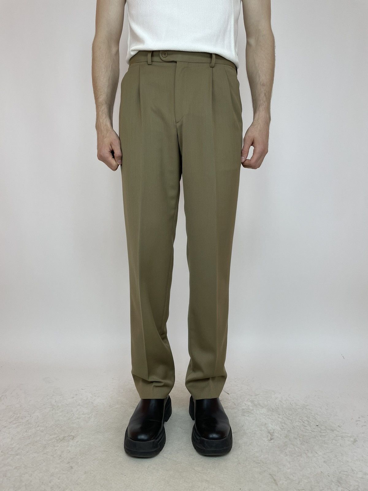 Other CORTEFIEL Pleated Trousers Mens beige pants size 42 Size US 32 / EU 48 - 2 Thumbnail