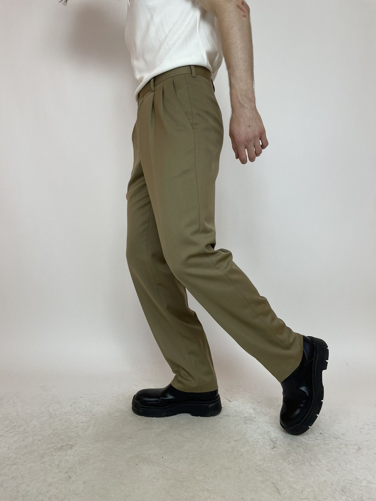 Other CORTEFIEL Pleated Trousers Mens beige pants size 42 Size US 32 / EU 48 - 6 Thumbnail