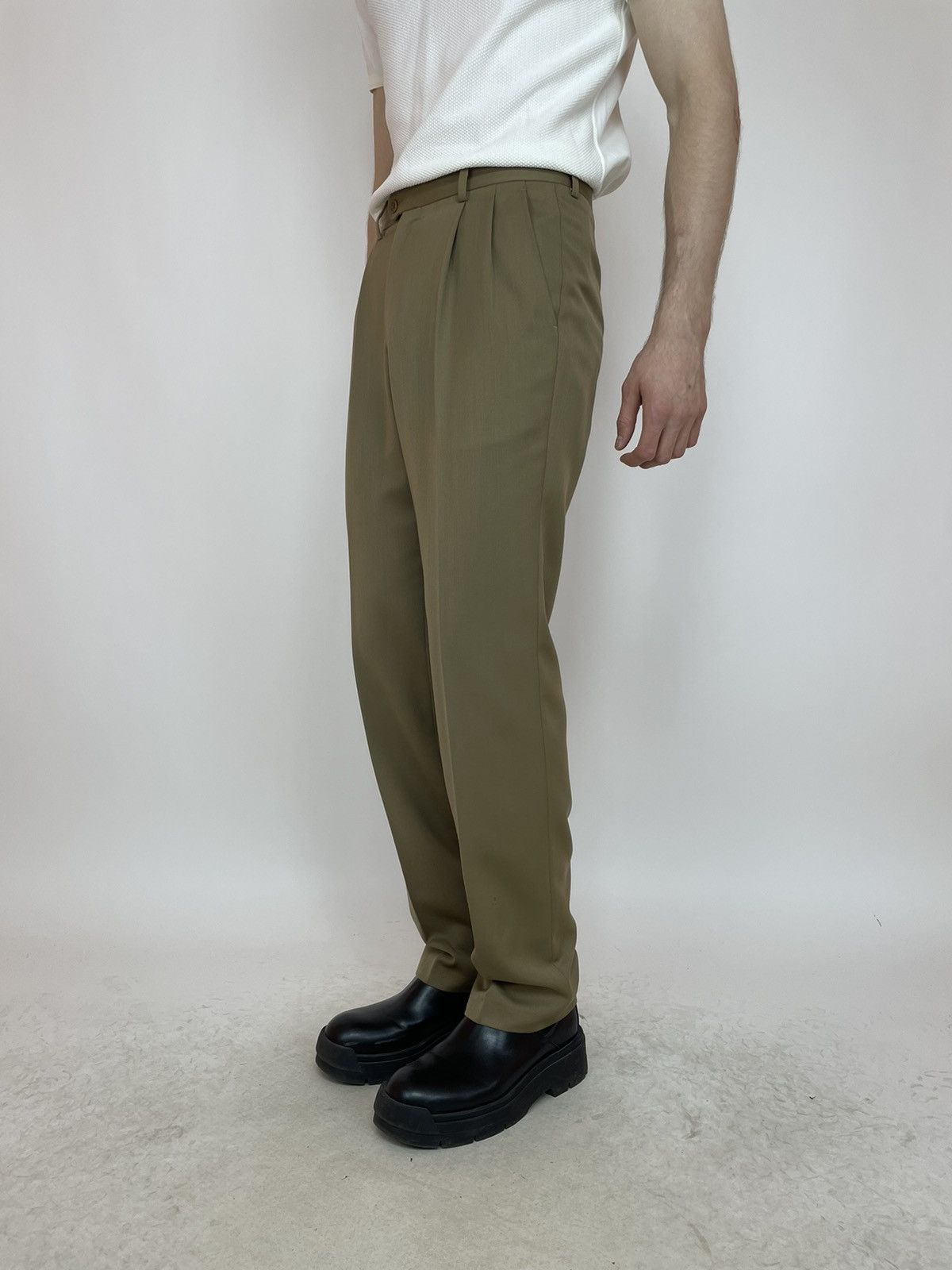 Other CORTEFIEL Pleated Trousers Mens beige pants size 42 Size US 32 / EU 48 - 5 Thumbnail