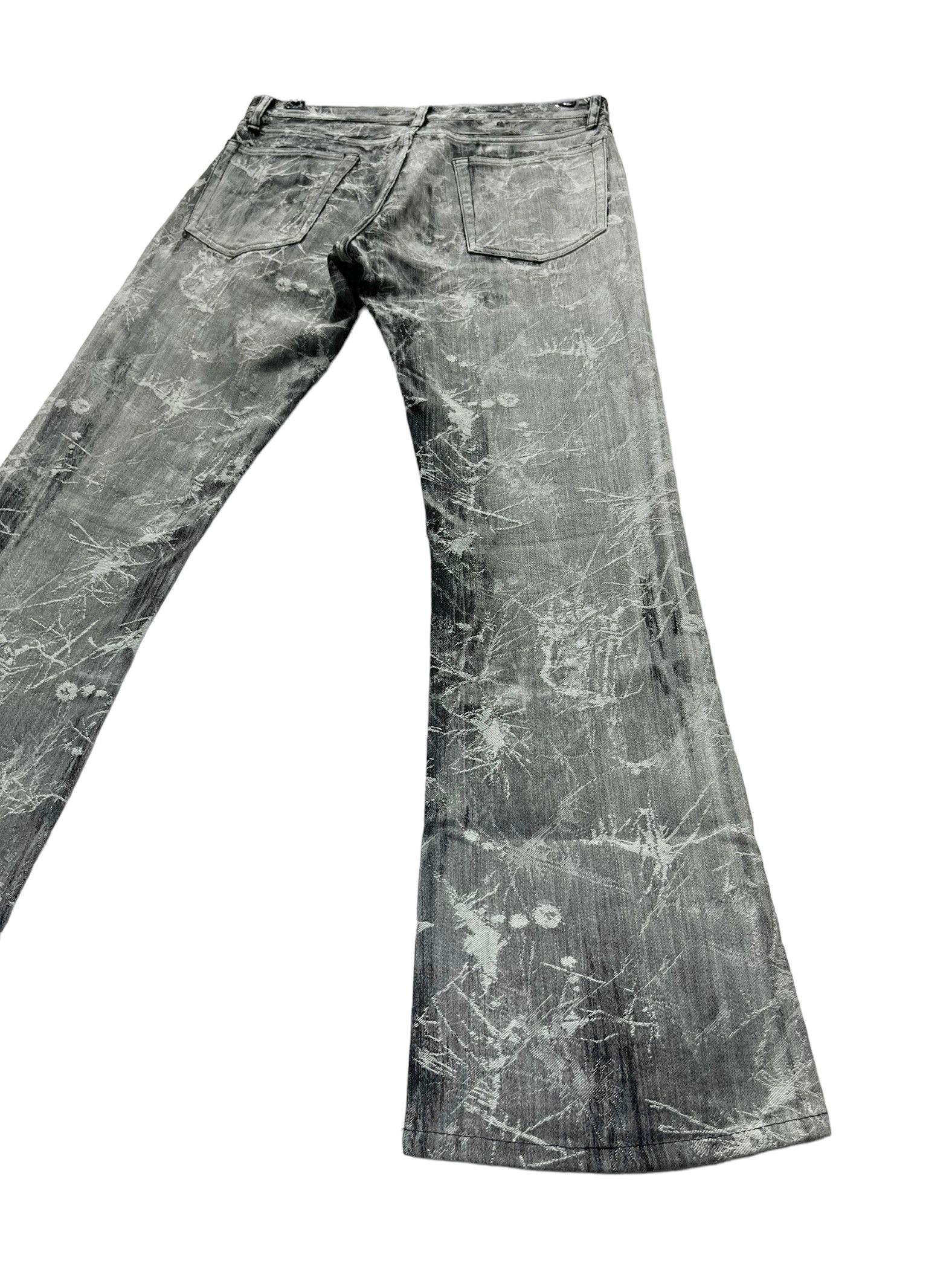 Self Edge × Vintage 🔥RUPERT JAPAN AcidWash Design Fabric Flare APOC Issey Style Size US 30 / EU 46 - 3 Thumbnail