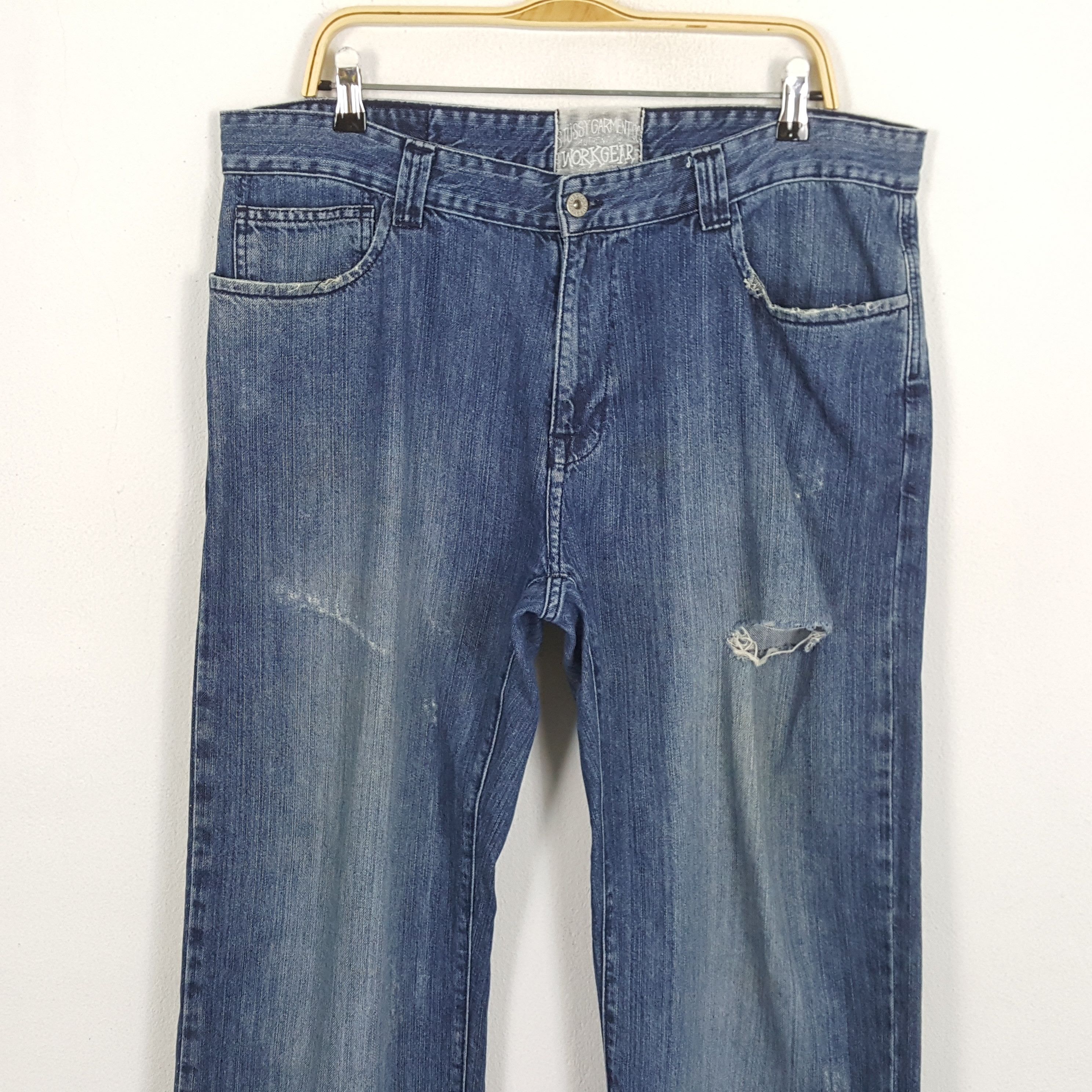 Stussy × Vintage Vintage STUSSY Streetwear Skateboard American Style Jeans Size US 38 / EU 54 - 5 Thumbnail