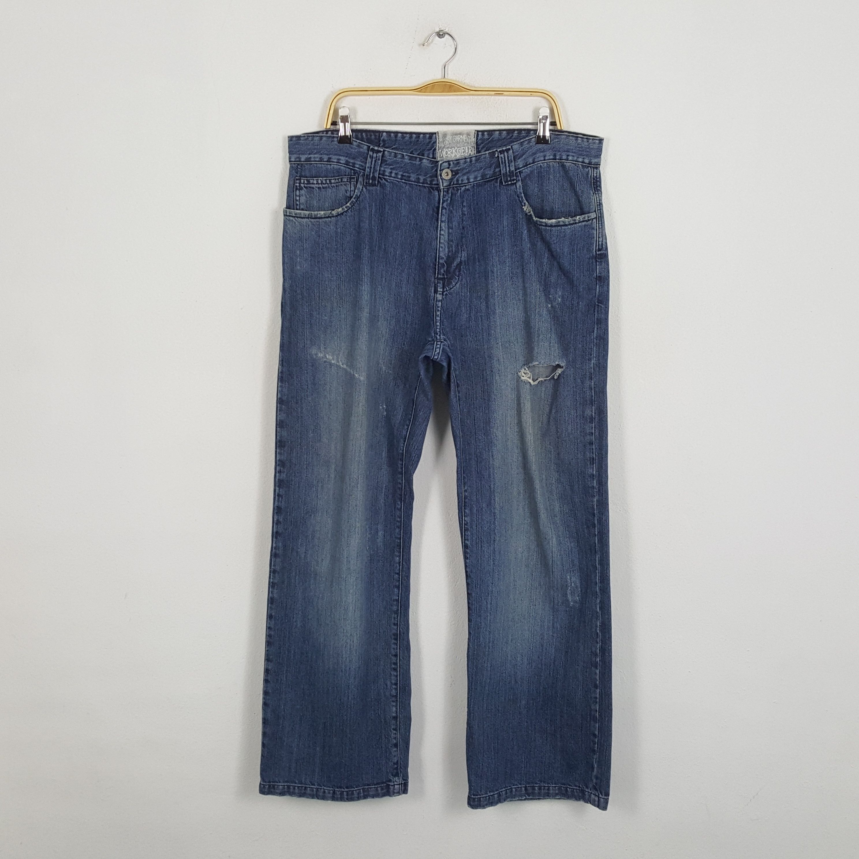 Stussy × Vintage Vintage STUSSY Streetwear Skateboard American Style Jeans Size US 38 / EU 54 - 4 Thumbnail