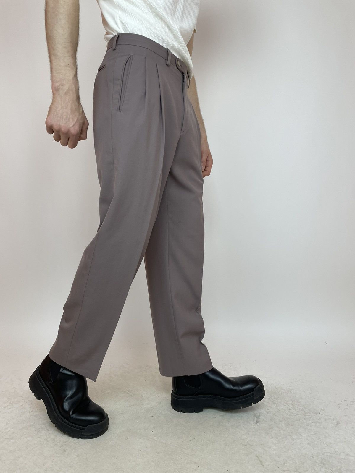 Vintage Emidio Tucci Vintage Pleated Trousers pants Mens size 44 Size US 34 / EU 50 - 6 Thumbnail
