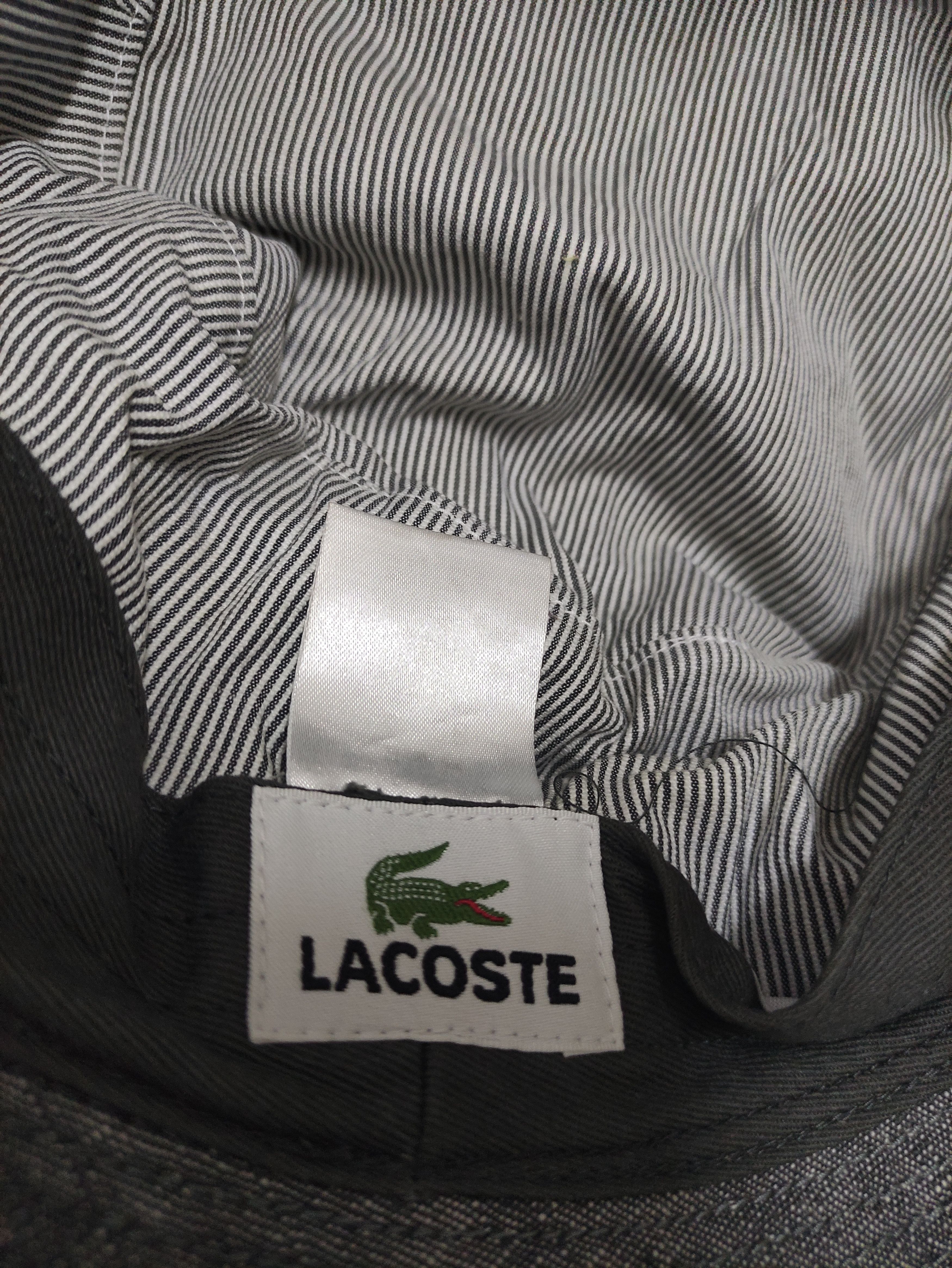 Lacoste LACOSTE VINTAGE BUCKET HAT CHAMBRAY Size ONE SIZE - 6 Thumbnail