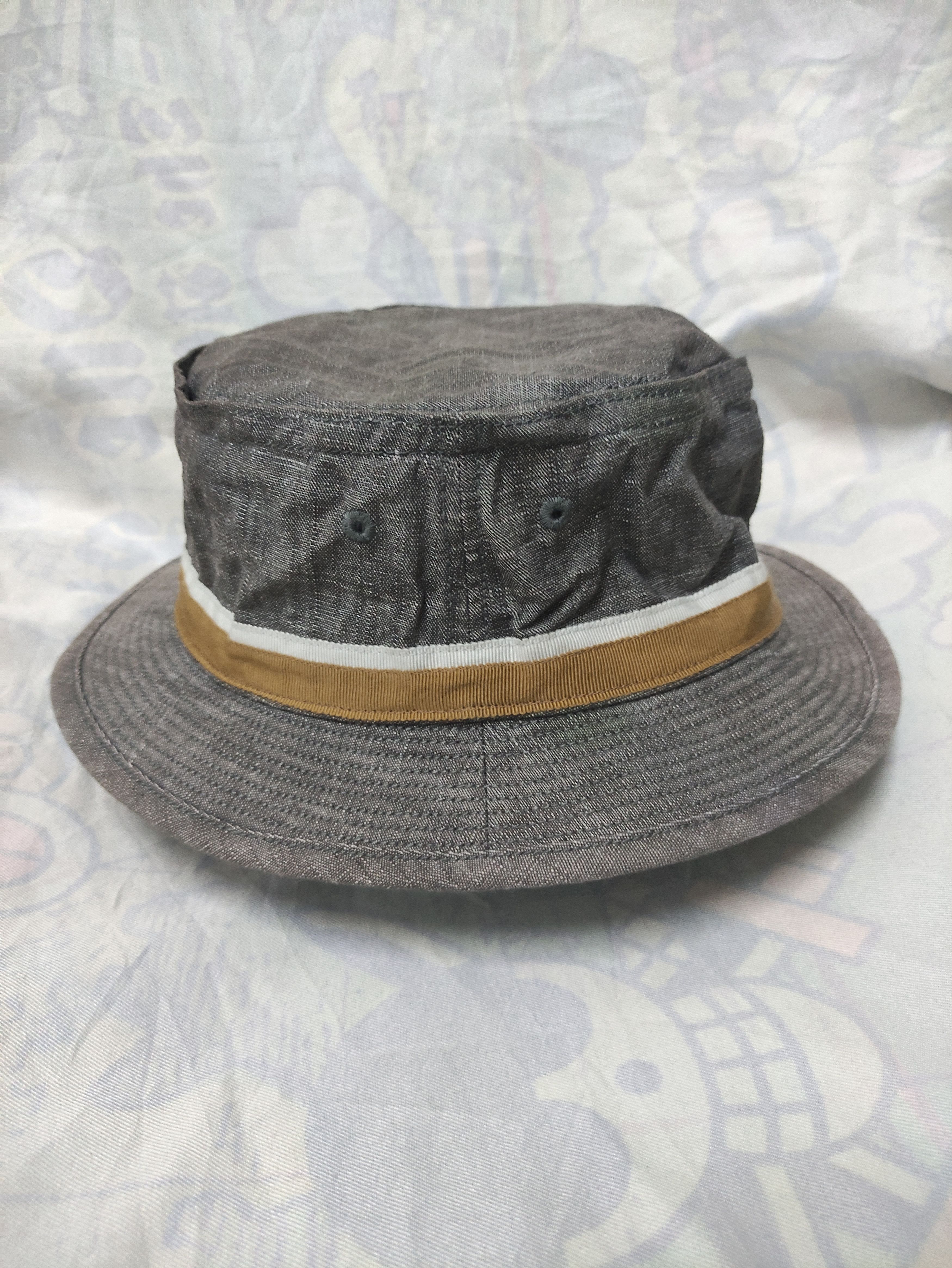 Lacoste LACOSTE VINTAGE BUCKET HAT CHAMBRAY Size ONE SIZE - 4 Thumbnail