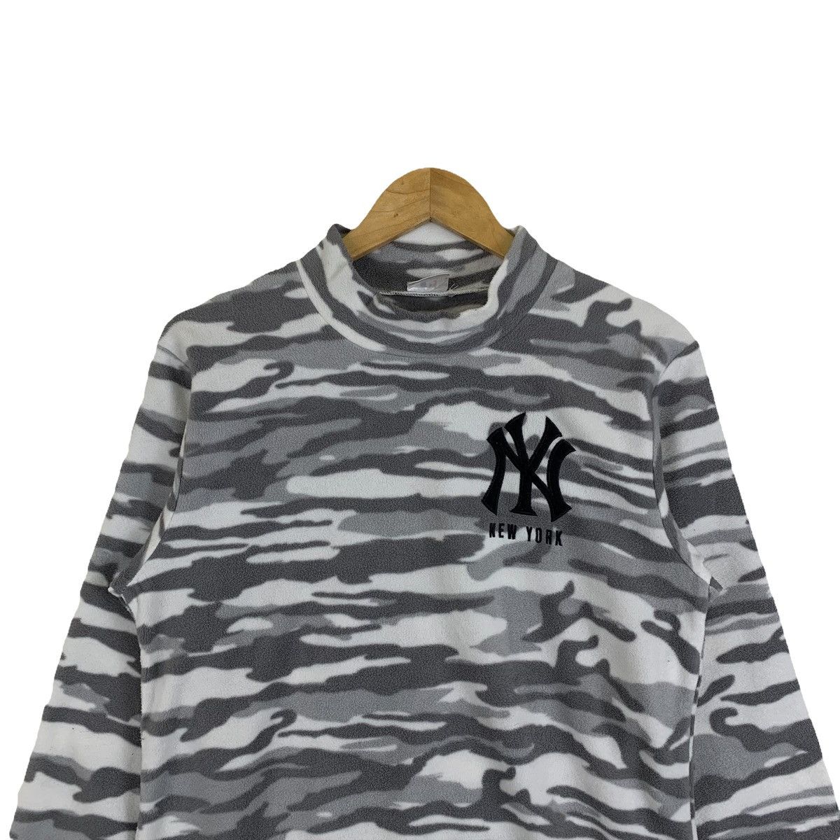 MLB × New York Yankees × Vintage New York YANKEES MLB Baseball Team Fleece Long Sleeve Size M / US 6-8 / IT 42-44 - 4 Thumbnail
