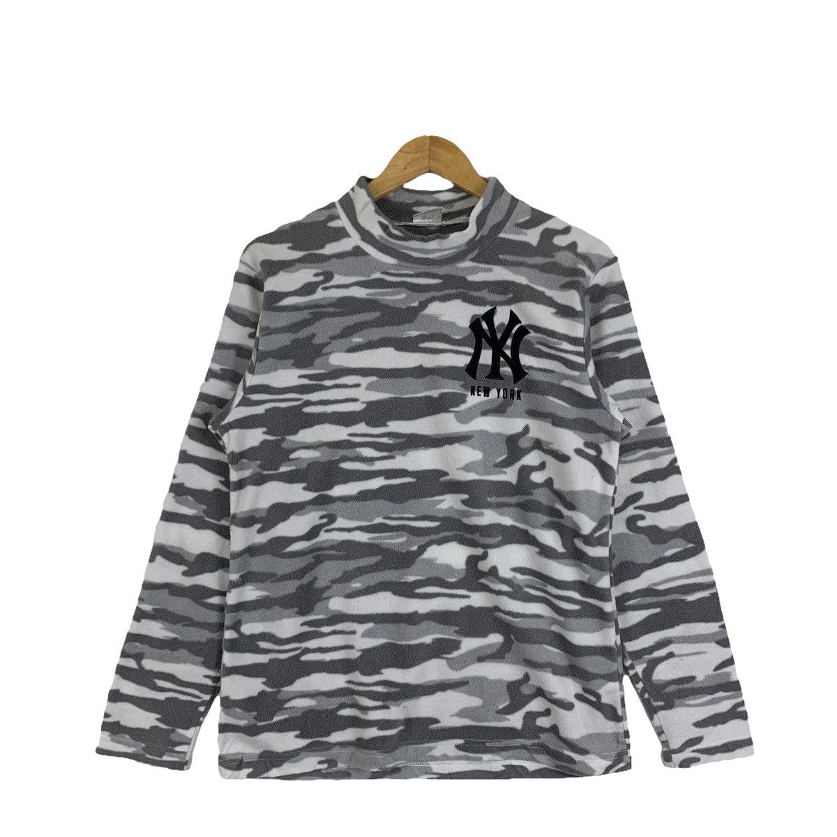 MLB × New York Yankees × Vintage New York YANKEES MLB Baseball Team Fleece Long Sleeve Size M / US 6-8 / IT 42-44 - 1 Thumbnail