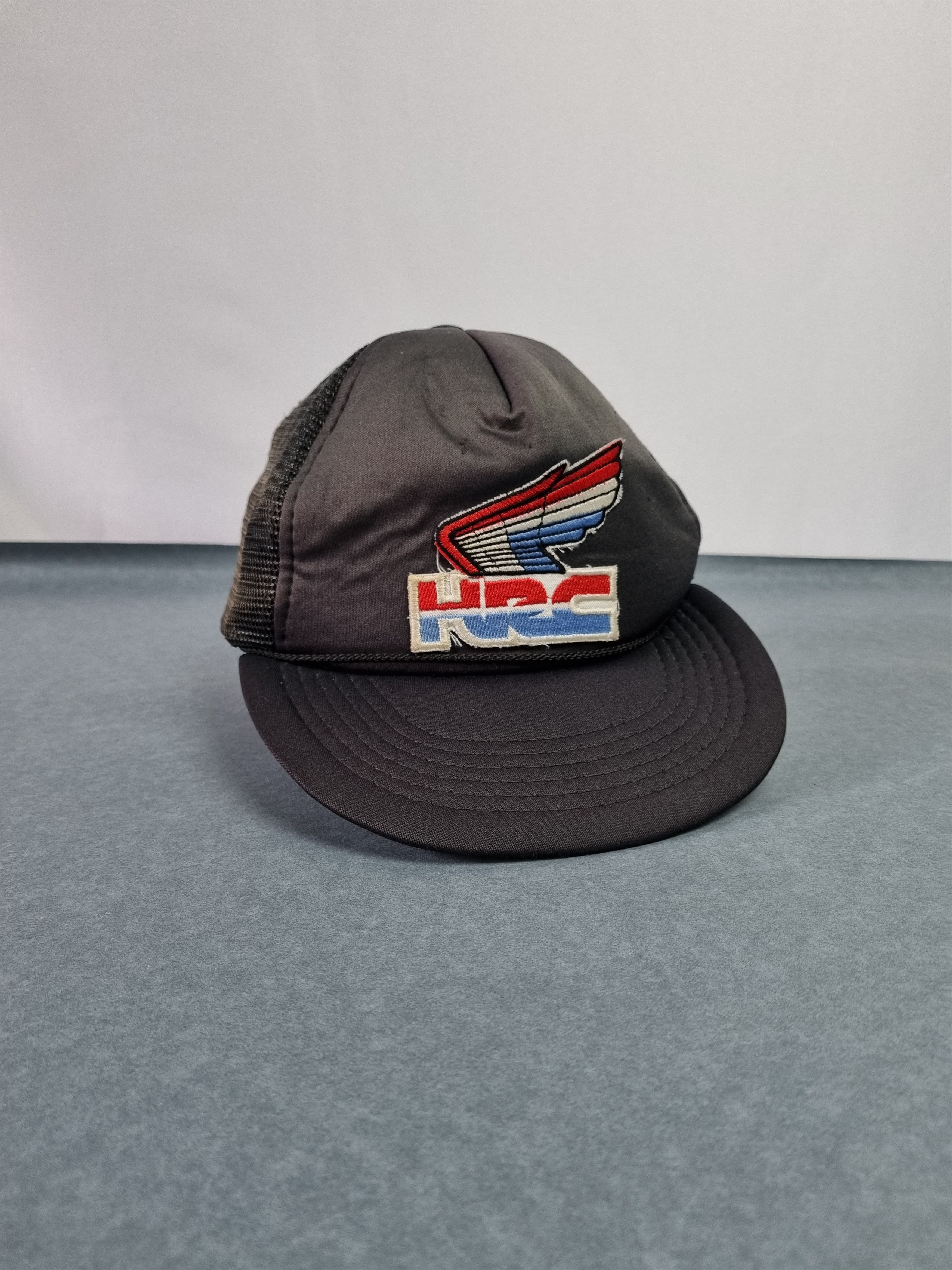 Honda × Vintage 80s Honda Racing Big Logo Vintage Trucker Cap Size ONE SIZE - 4 Thumbnail