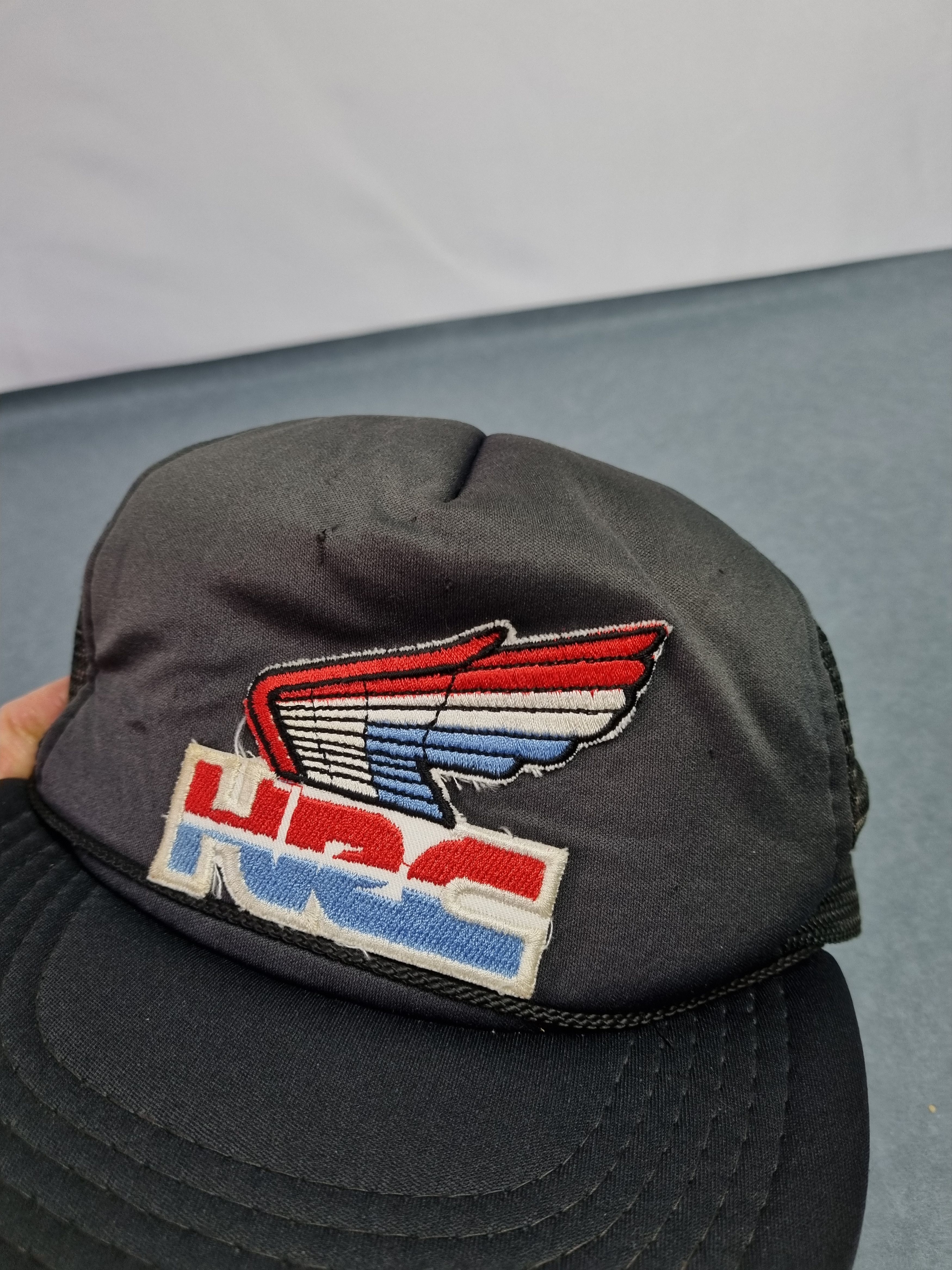 Honda × Vintage 80s Honda Racing Big Logo Vintage Trucker Cap Size ONE SIZE - 2 Thumbnail