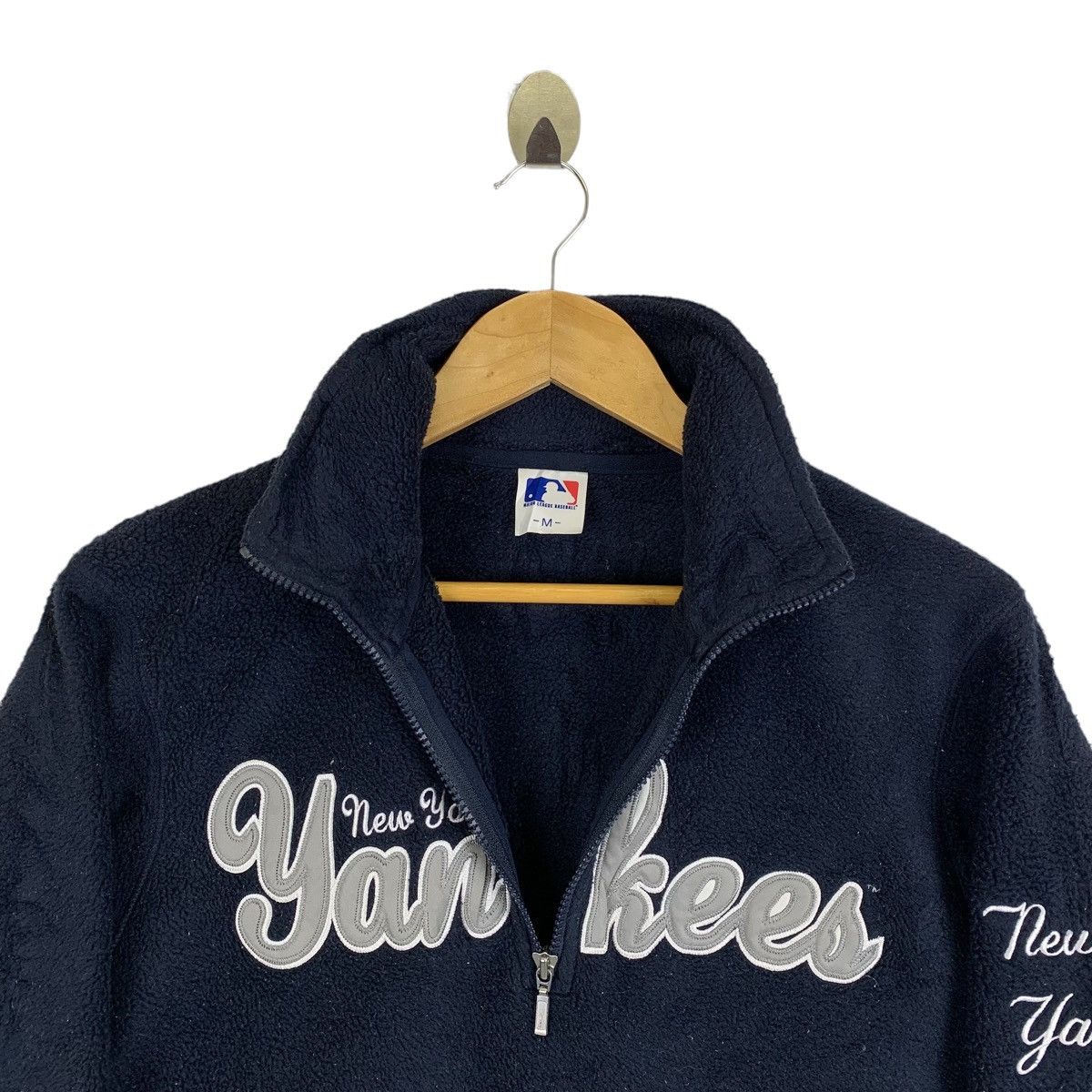 MLB × New York Yankees × Vintage New York YANKEES MLB Baseball Team Fleece Sweatshirt Jumper Size US M / EU 48-50 / 2 - 8 Thumbnail
