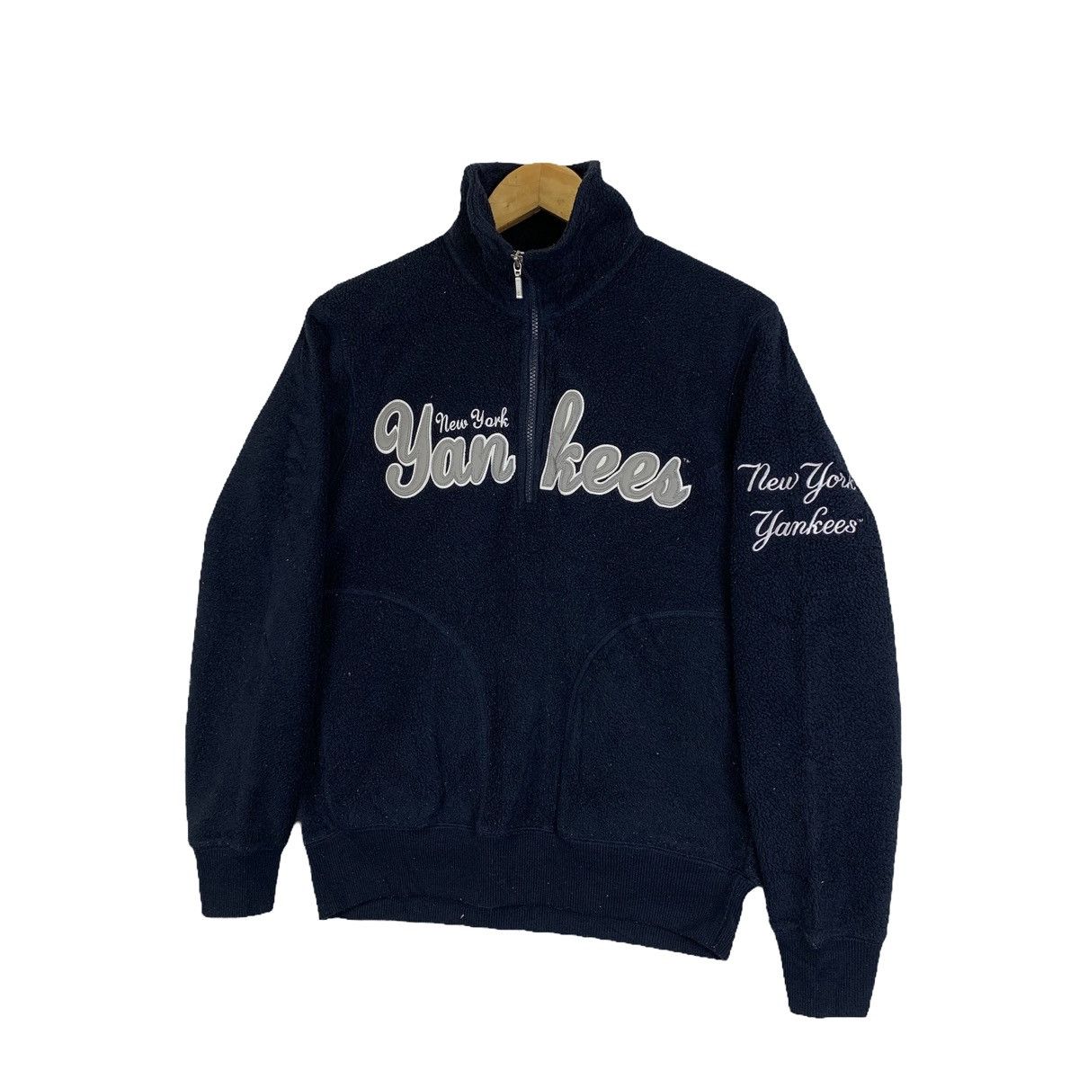 MLB × New York Yankees × Vintage New York YANKEES MLB Baseball Team Fleece Sweatshirt Jumper Size US M / EU 48-50 / 2 - 3 Thumbnail