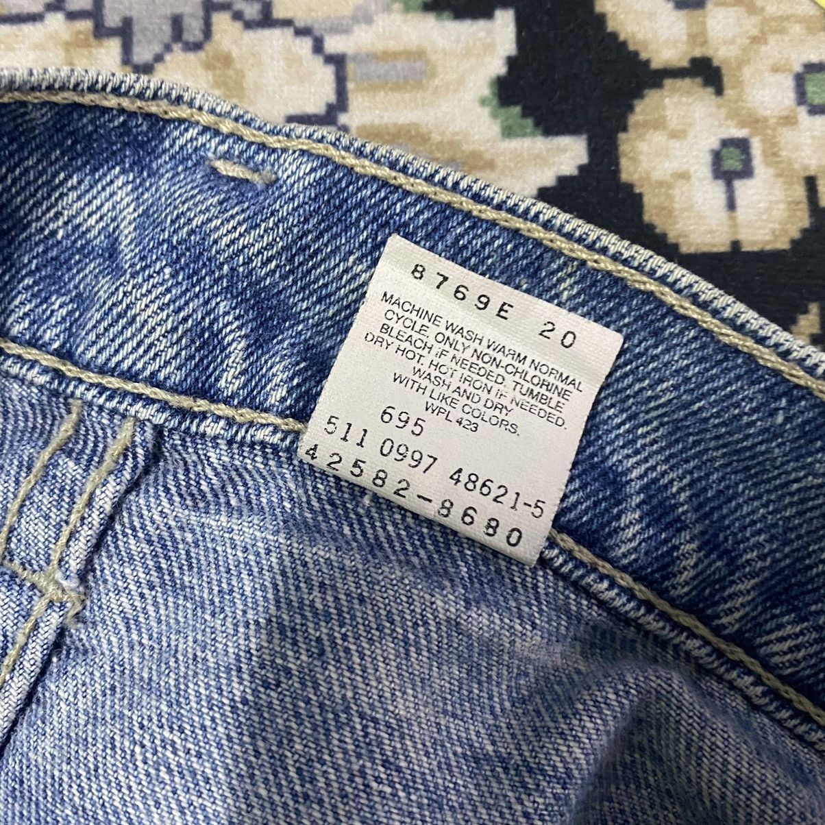 Levi's Vintage 90s Levis Whitetab L2 Baggy Jeans 36x34 Size US 36 / EU 52 - 15 Thumbnail