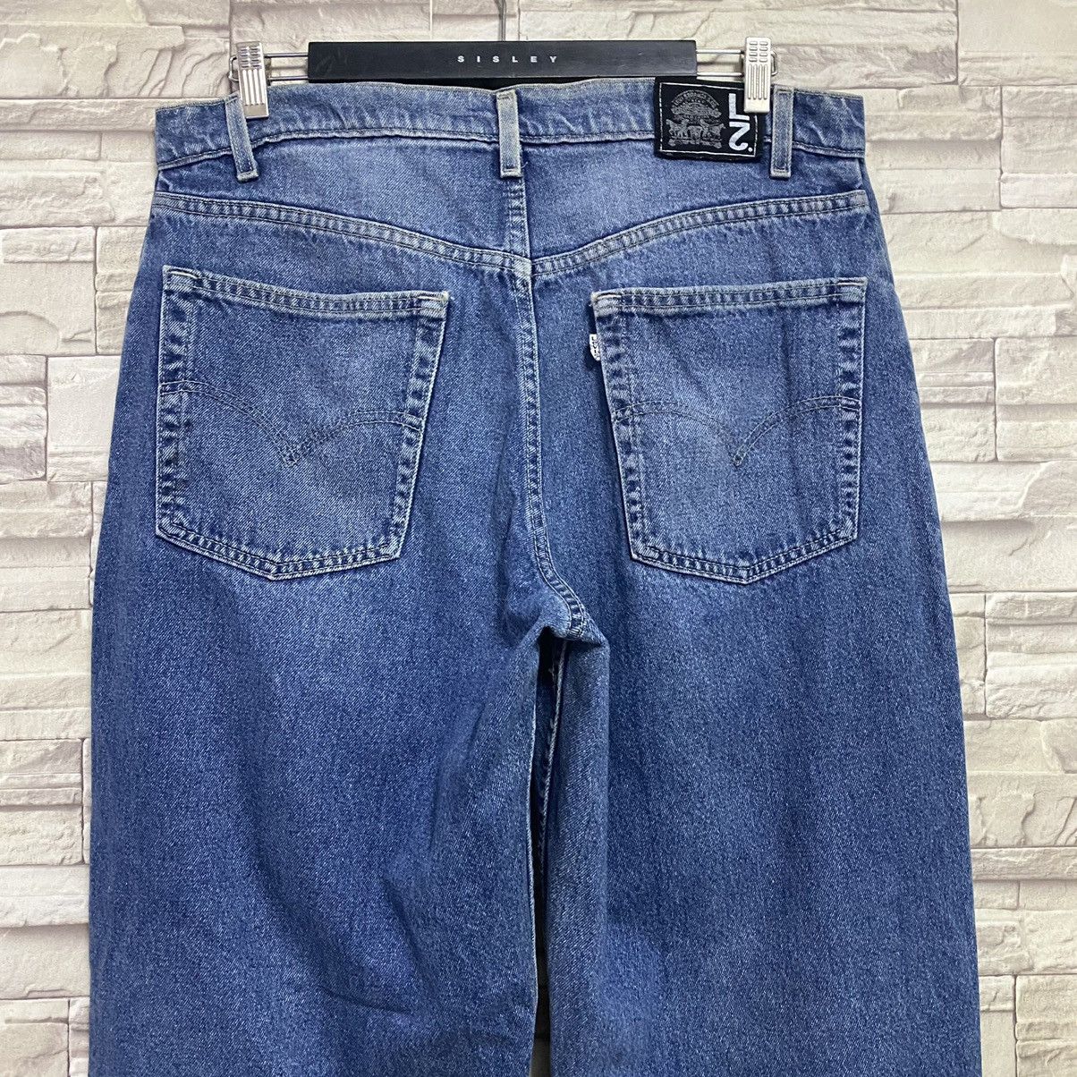 Levi's Vintage 90s Levis Whitetab L2 Baggy Jeans 36x34 Size US 36 / EU 52 - 10 Thumbnail
