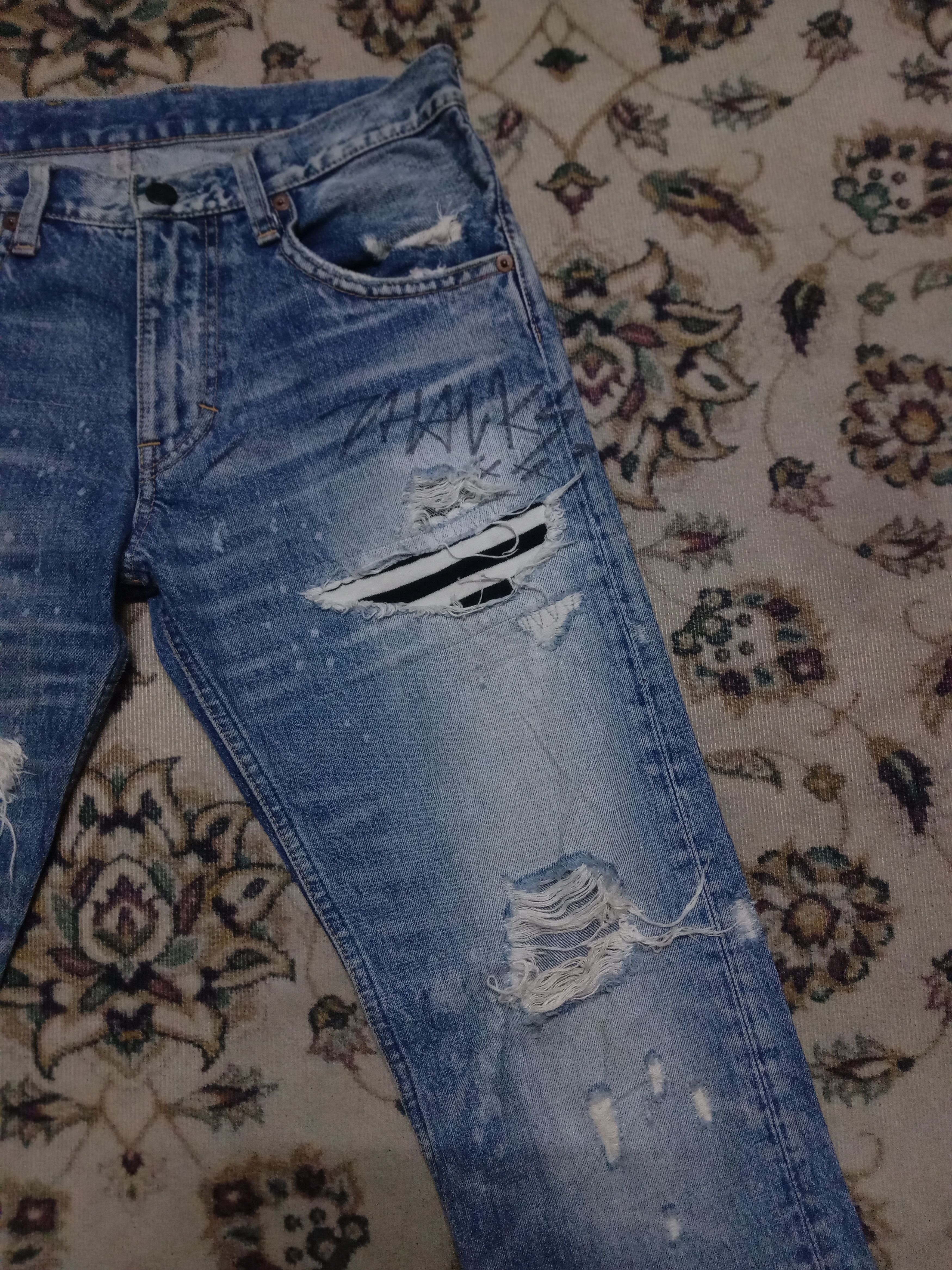 Japanese Brand Rare vtg RNA distressed jeans Punk Kapital Grunge Undercover Size US 30 / EU 46 - 4 Thumbnail