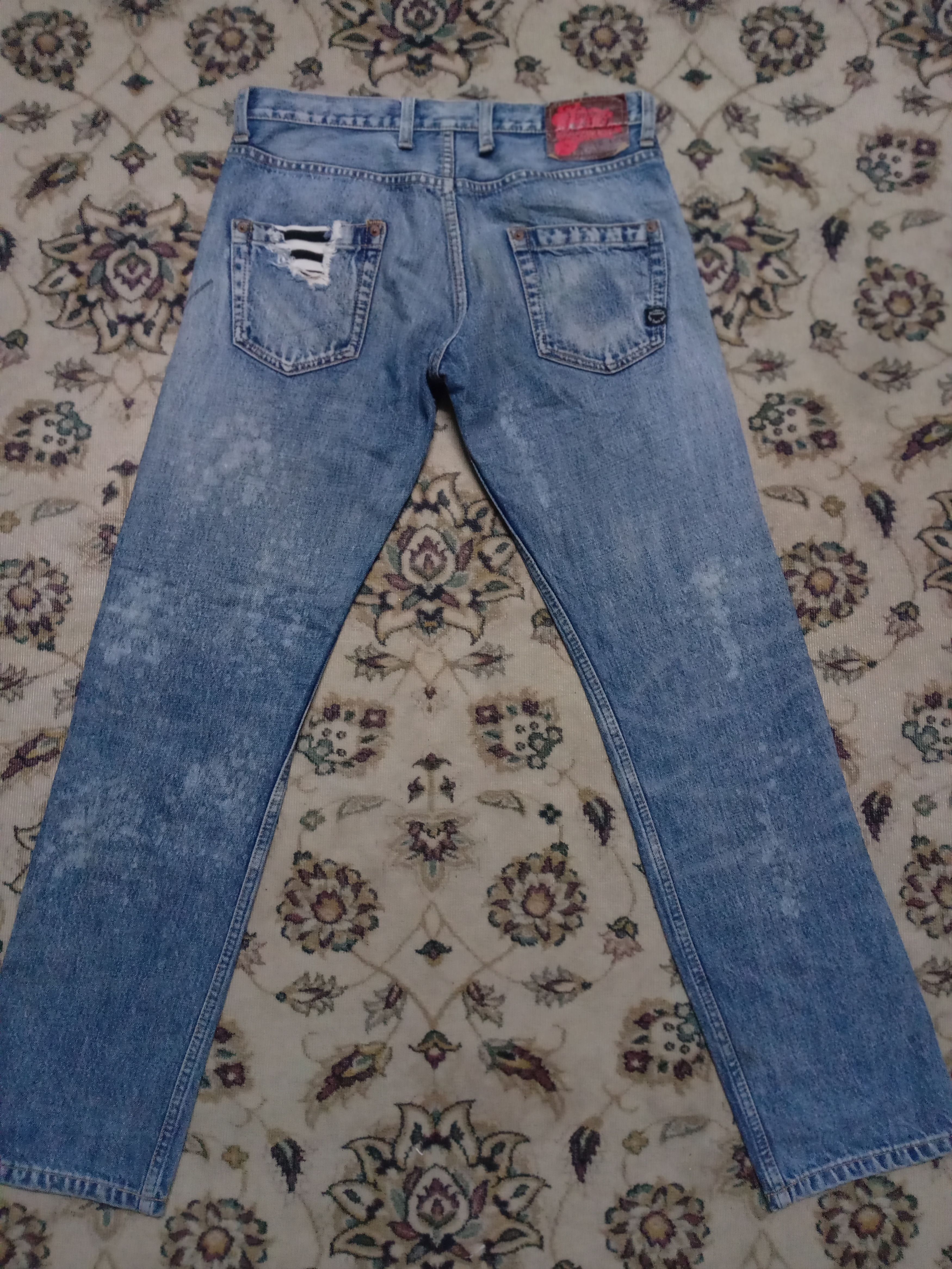 Japanese Brand Rare vtg RNA distressed jeans Punk Kapital Grunge Undercover Size US 30 / EU 46 - 7 Thumbnail