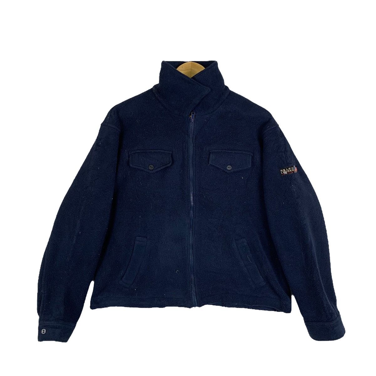 Polo Ralph Lauren × Vintage Vintage POLO SPORT Ralph Lauren Fleece Sweaters Jacket Size L / US 10 / IT 46 - 1 Thumbnail