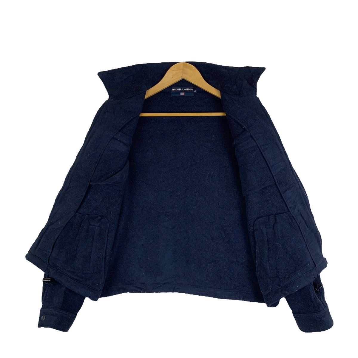 Polo Ralph Lauren × Vintage Vintage POLO SPORT Ralph Lauren Fleece Sweaters Jacket Size L / US 10 / IT 46 - 3 Thumbnail