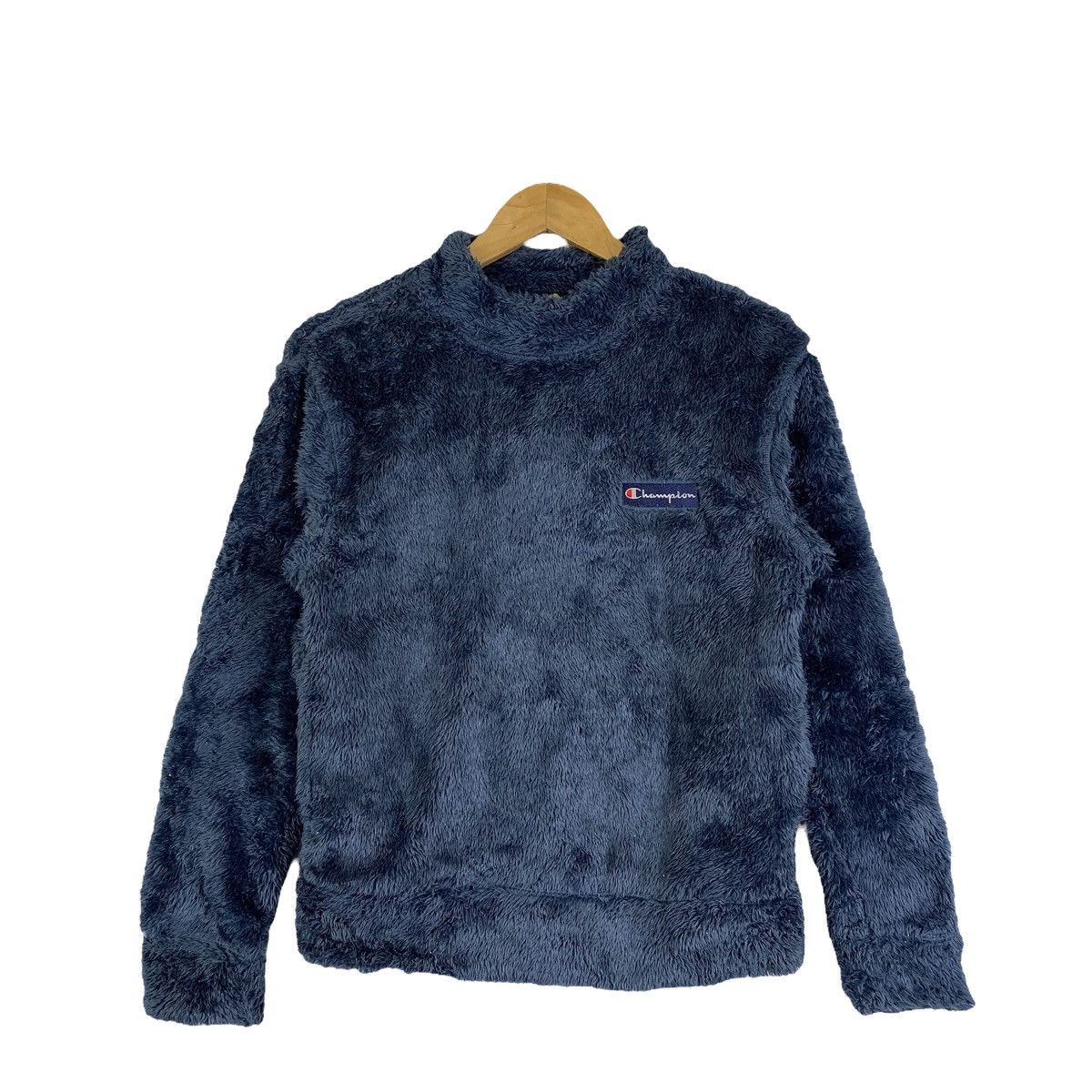 CHAMPION Script Embroidery Crewneck Fleece Sweatshirt