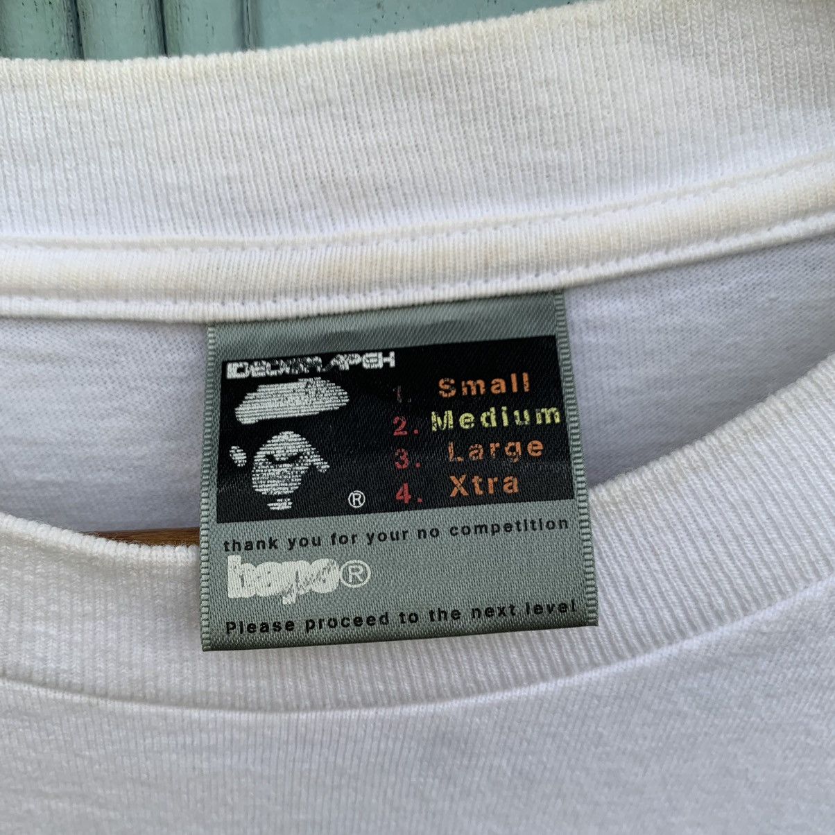 Bape × Vintage COLLEGE L/S TEE Size US M / EU 48-50 / 2 - 8 Thumbnail