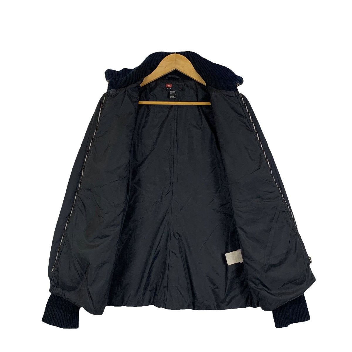 Diesel Vintage DIESEL Casualwear Fashion Zipper Quilted Jacket Size US S / EU 44-46 / 1 - 3 Thumbnail