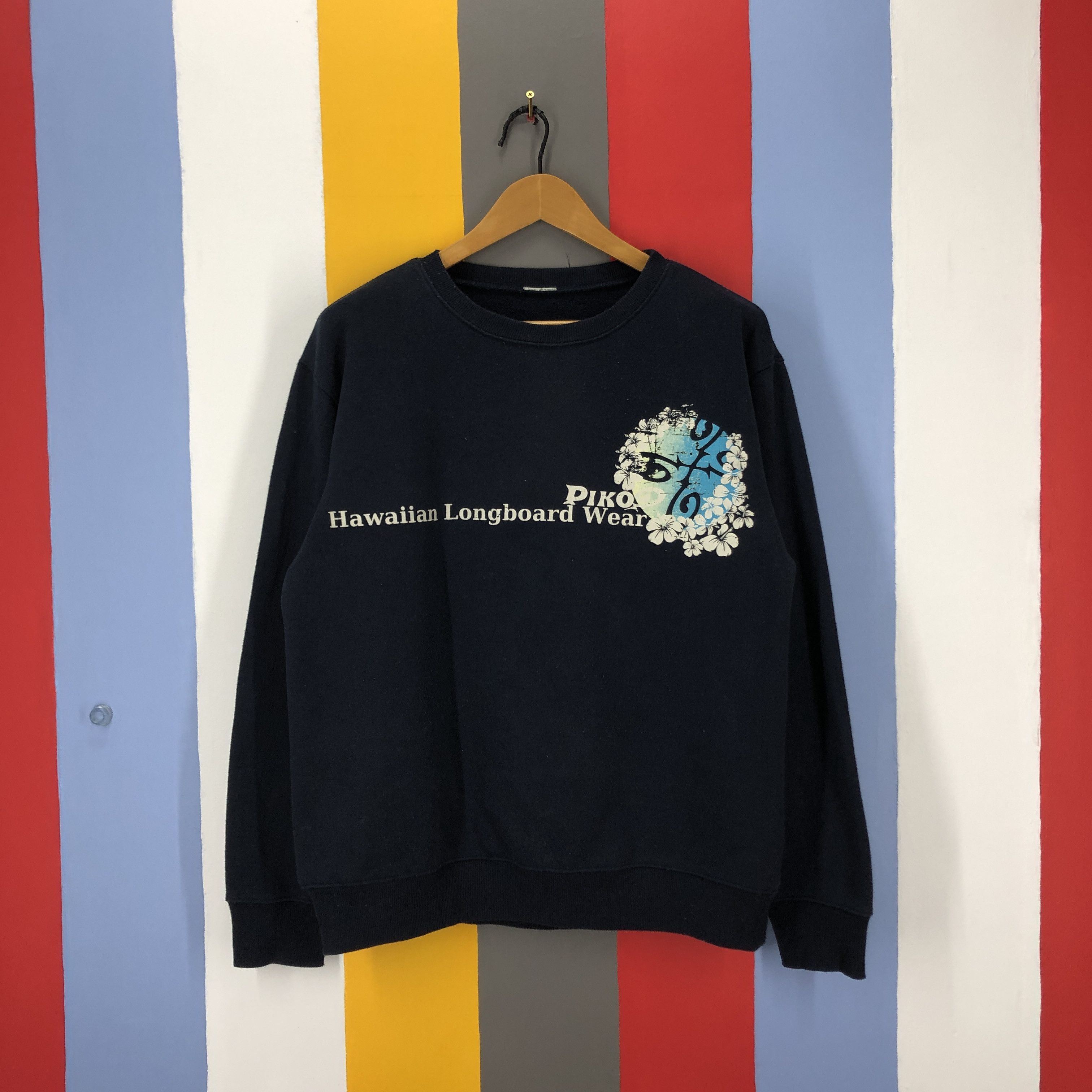 Other PIKO HAWAIIAN LONGBOARD Crew Neck Sweatshirt #0924/AI Size US L / EU 52-54 / 3 - 5 Thumbnail