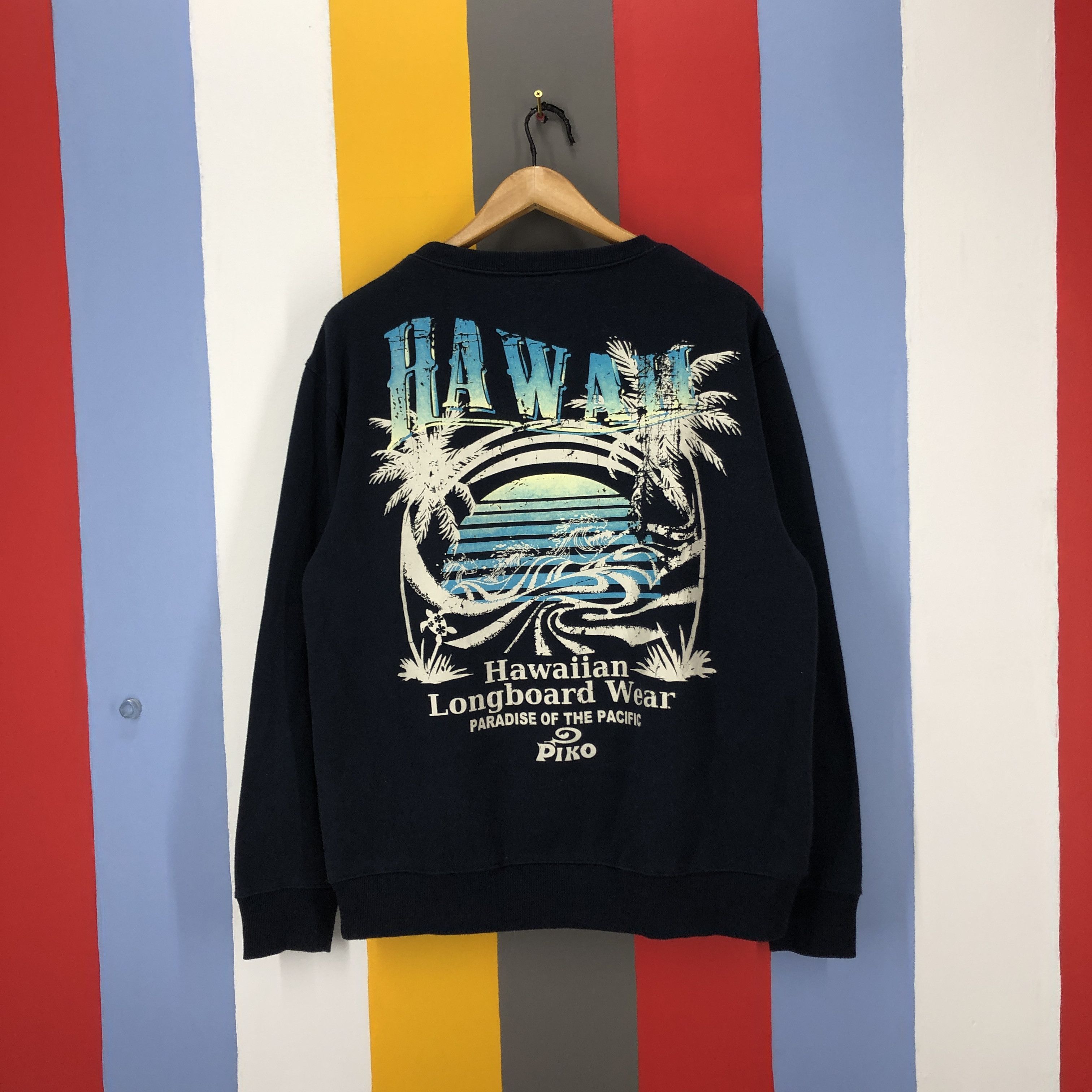Other PIKO HAWAIIAN LONGBOARD Crew Neck Sweatshirt #0924/AI Size US L / EU 52-54 / 3 - 1 Thumbnail