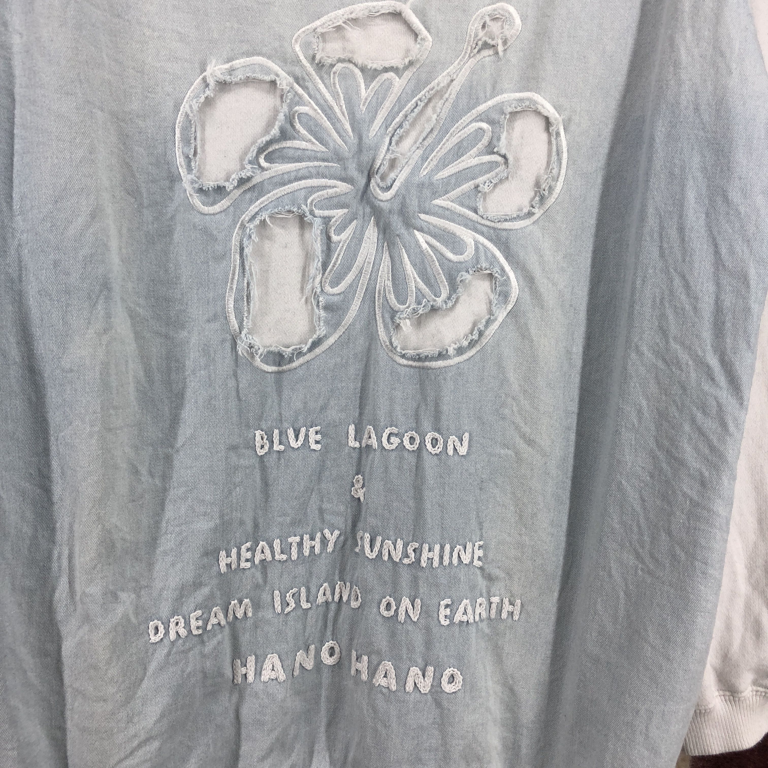 Other HANO HANO Blue Lagoon Sweatshirt Flower Design #0708/AE Size US L / EU 52-54 / 3 - 4 Thumbnail