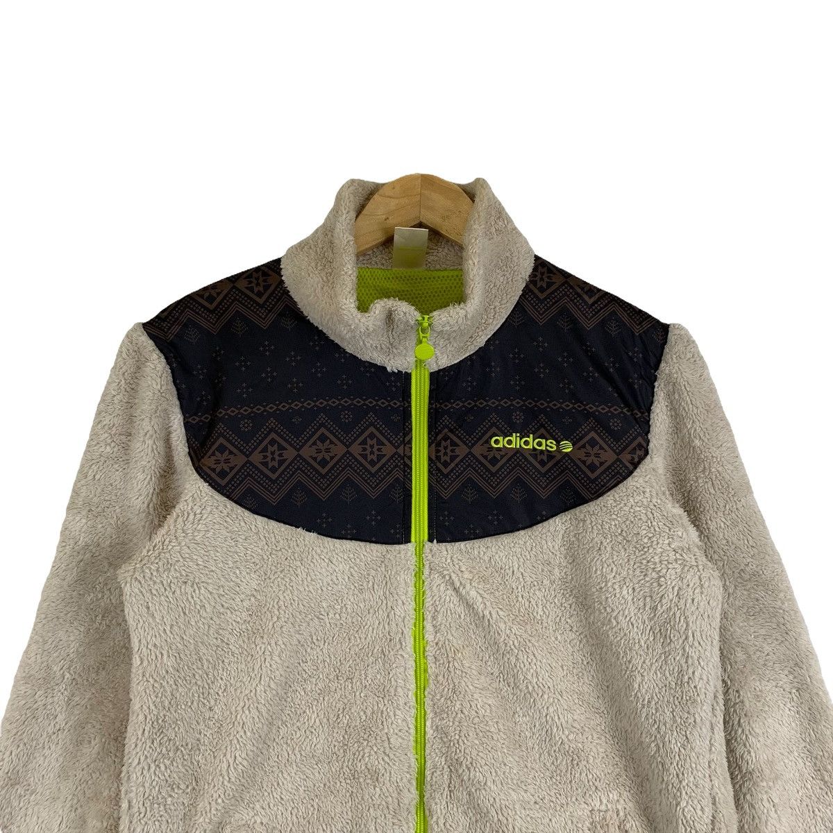 Adidas ADIDAS NEO Sportswear Fleece Deep Pile Zipper Sweater Jacket Size US M / EU 48-50 / 2 - 5 Thumbnail