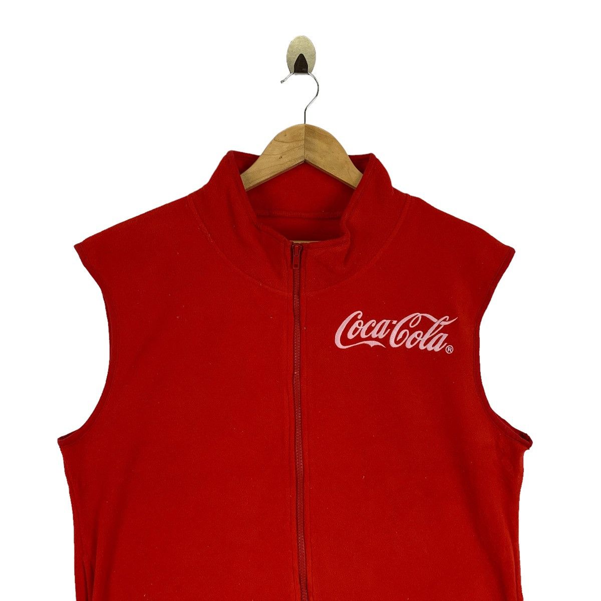 Coca Cola × Vintage COCA COLA Carbonate Drinking Fleece Zipper Vests Jacket Size US M / EU 48-50 / 2 - 5 Thumbnail