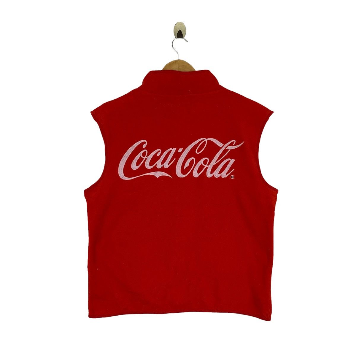 Coca Cola × Vintage COCA COLA Carbonate Drinking Fleece Zipper Vests Jacket Size US M / EU 48-50 / 2 - 1 Thumbnail