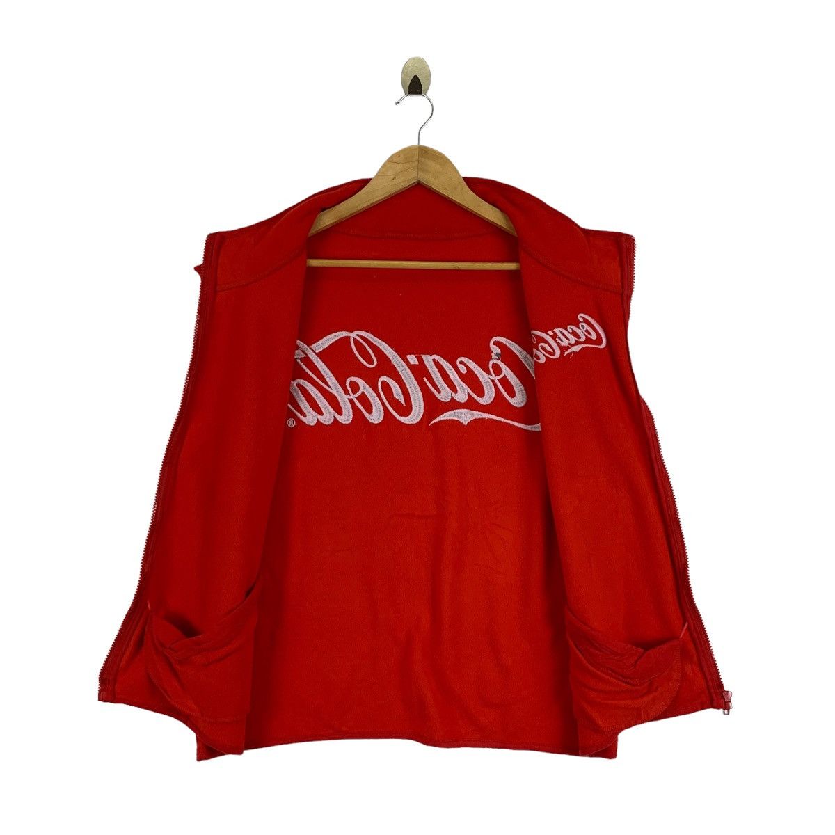 Coca Cola × Vintage COCA COLA Carbonate Drinking Fleece Zipper Vests Jacket Size US M / EU 48-50 / 2 - 3 Thumbnail