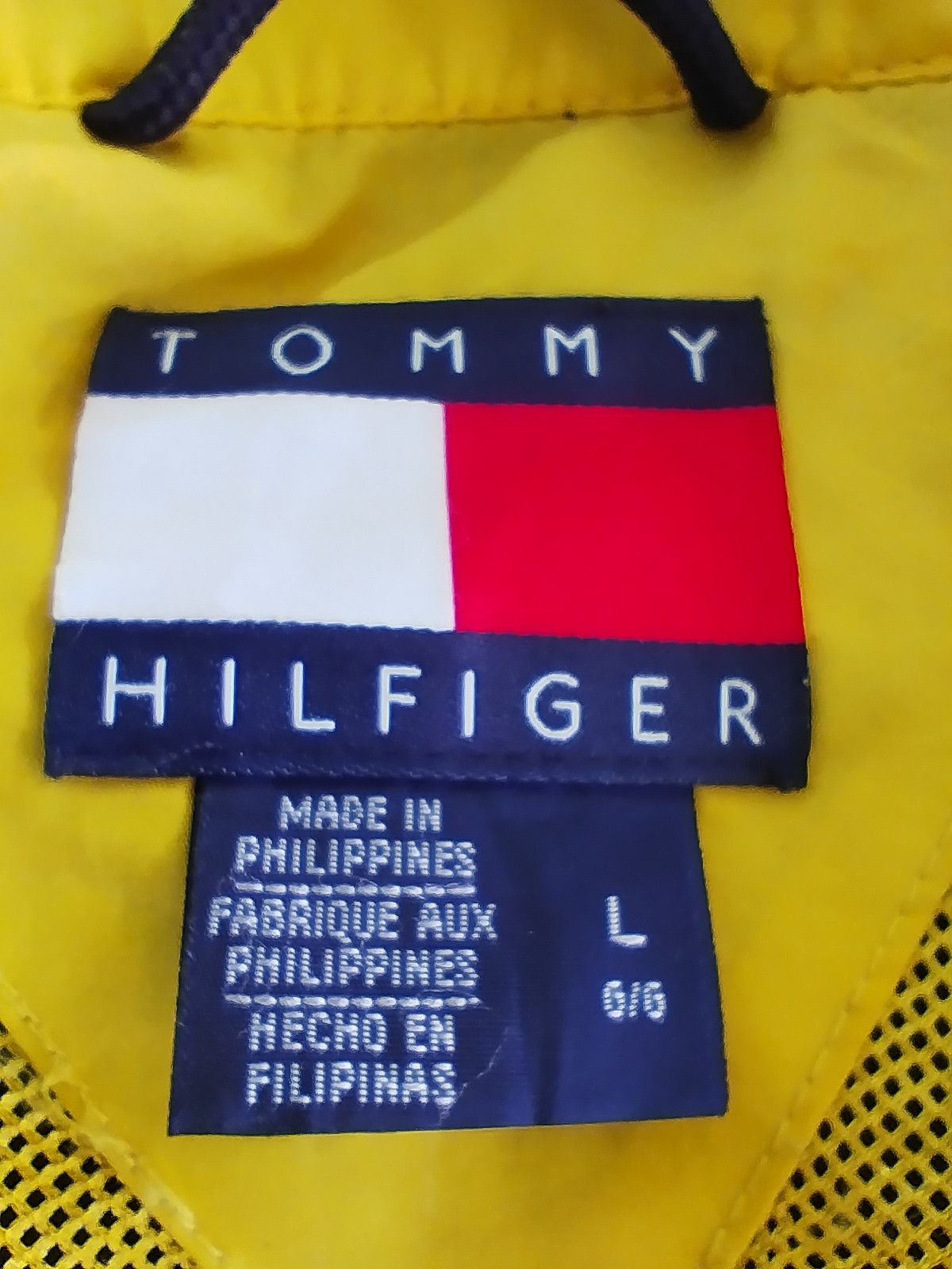 Tommy Hilfiger Vintage 90s Vintage Tommy Hilfiger jacket colour block Size US L / EU 52-54 / 3 - 7 Thumbnail