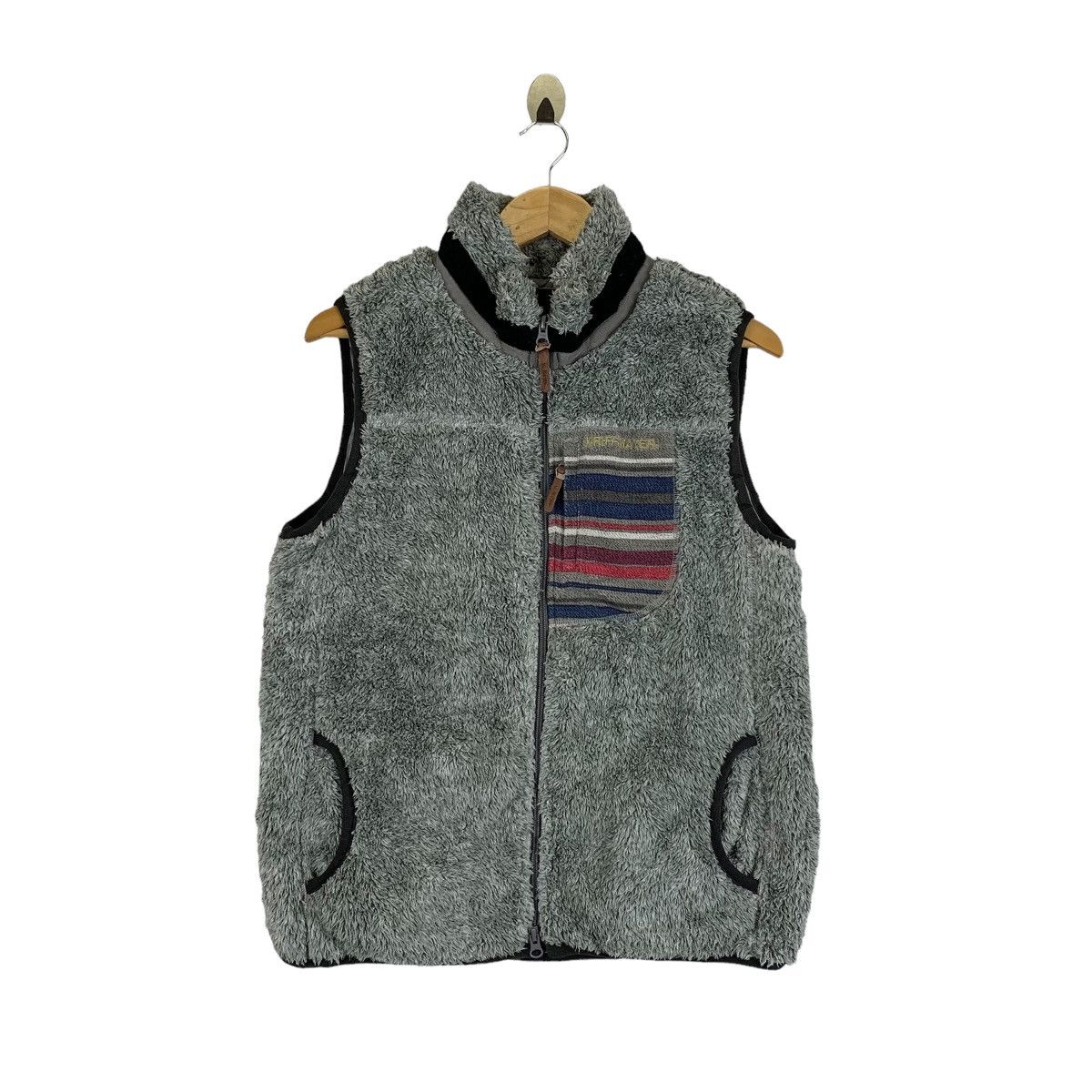Japanese Brand × Vintage KRIFF MAYER Japanese Brand Sports Fleece Zipper Vests Jacket Size US M / EU 48-50 / 2 - 1 Thumbnail