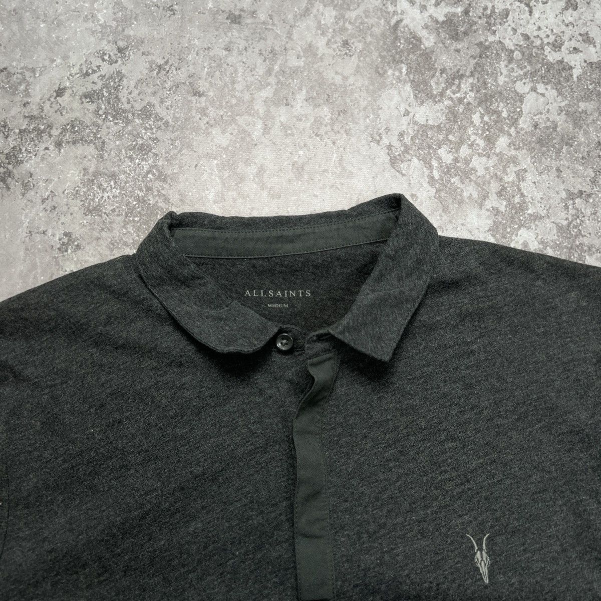 Allsaints Allsaints Long Sleeve Polo Shirt Size US M / EU 48-50 / 2 - 3 Thumbnail