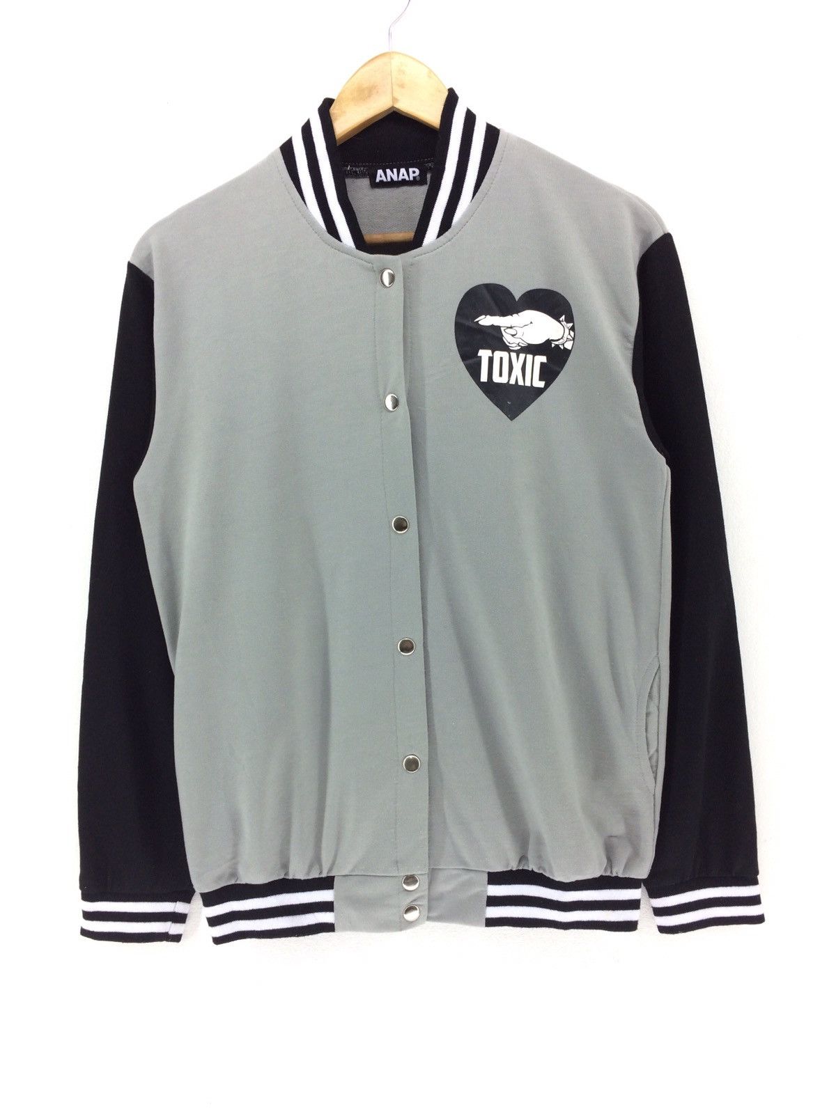 Japanese Brand Vintage Varsity Jacket Anap Varsity Sweater Medium Size Size US M / EU 48-50 / 2 - 1 Thumbnail