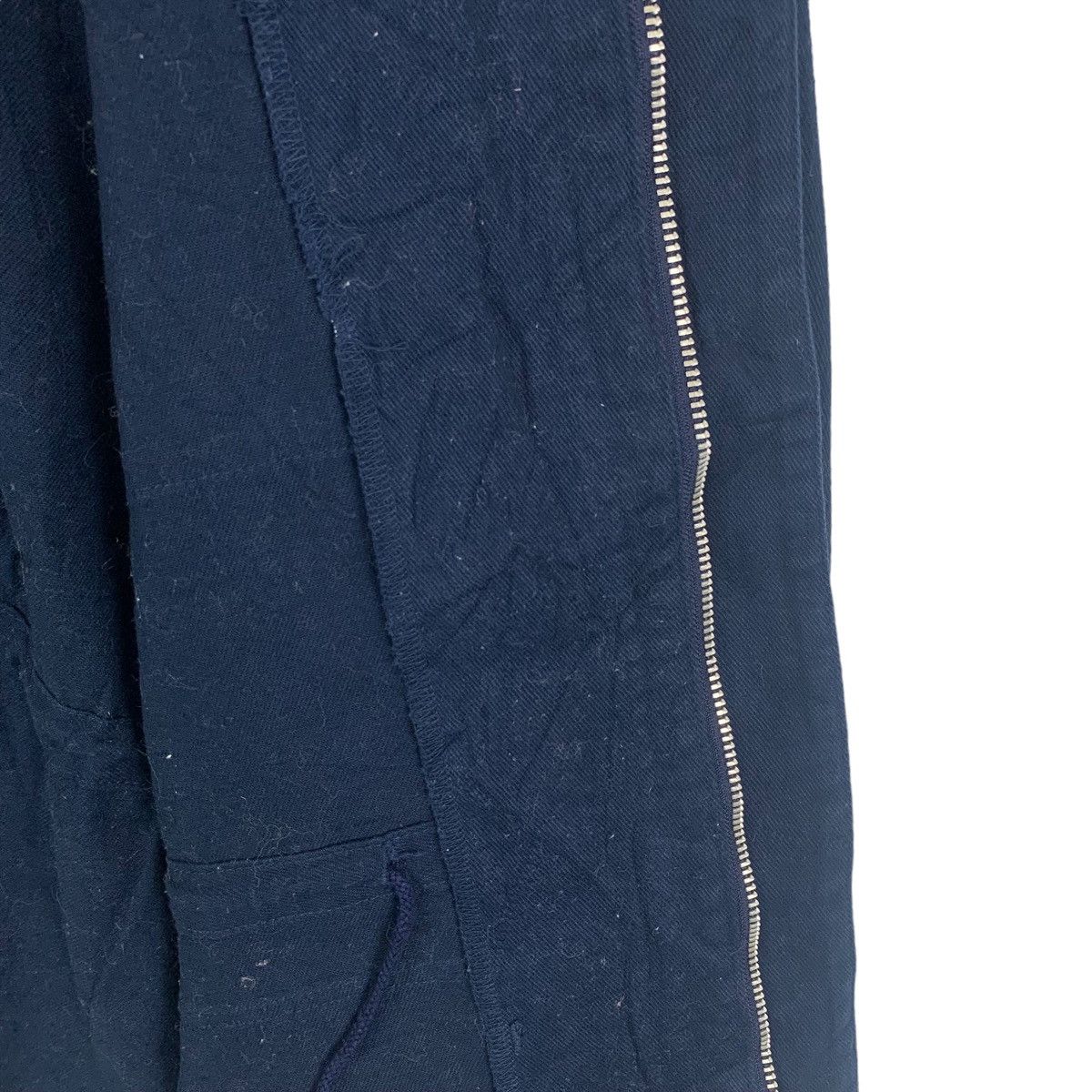 Japanese Brand × Mr. Junko × Vintage Mr JUNKO Jeans Japanese Brand Design Hoodie Long Coat Jacket Size US M / EU 48-50 / 2 - 10 Thumbnail