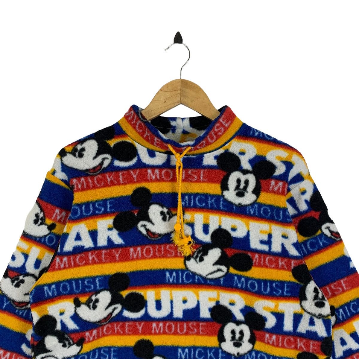 Cartoon Network × Mickey Mouse × Vintage MICKEY MOUSE Disney Cartoon Design Fleece Long Sleeve Size L / US 10 / IT 46 - 4 Thumbnail