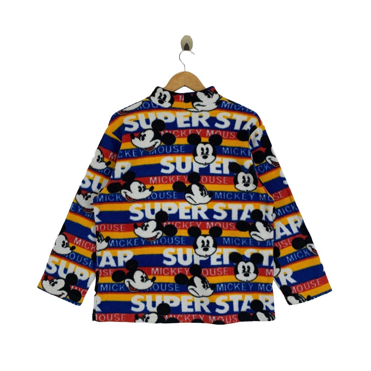 Cartoon Network × Mickey Mouse × Vintage MICKEY MOUSE Disney Cartoon Design Fleece Long Sleeve Size L / US 10 / IT 46 - 2 Thumbnail