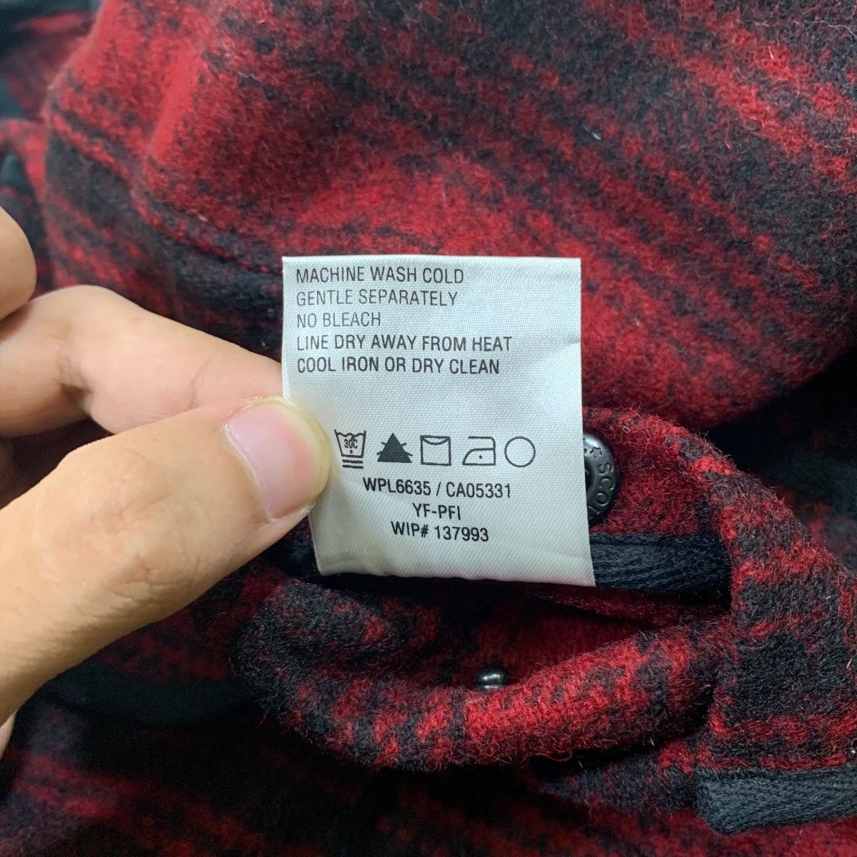 Woolrich Woolen Mills WOOLRICH Woolen Mills Checkered Tartan Design Vests Jacket Size US L / EU 52-54 / 3 - 8 Thumbnail