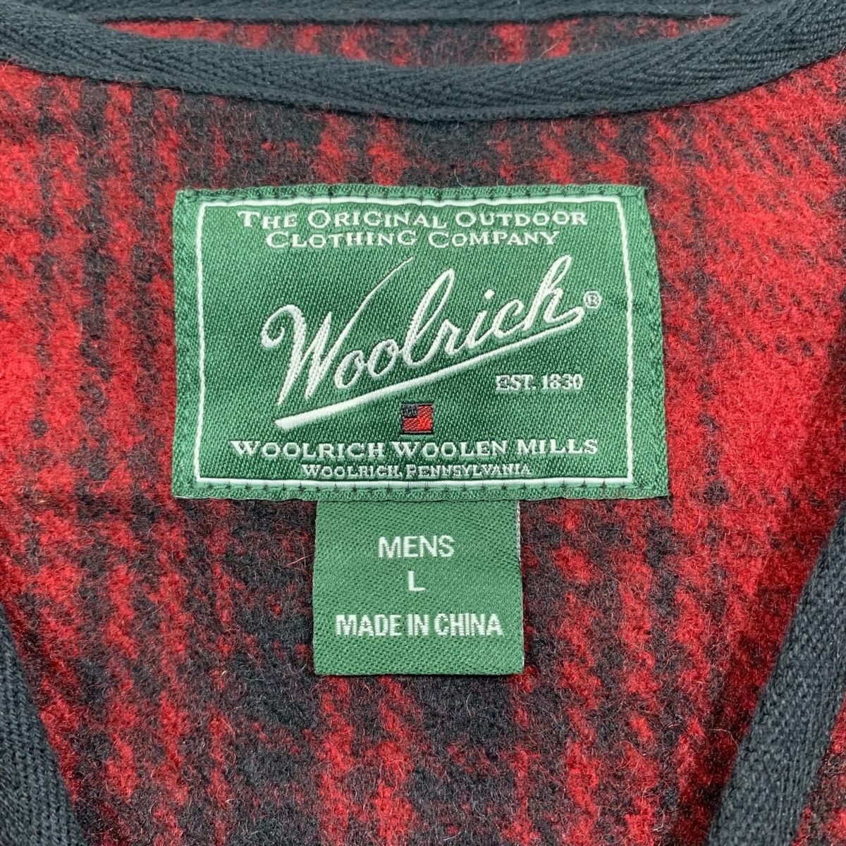 Woolrich Woolen Mills WOOLRICH Woolen Mills Checkered Tartan Design Vests Jacket Size US L / EU 52-54 / 3 - 6 Thumbnail