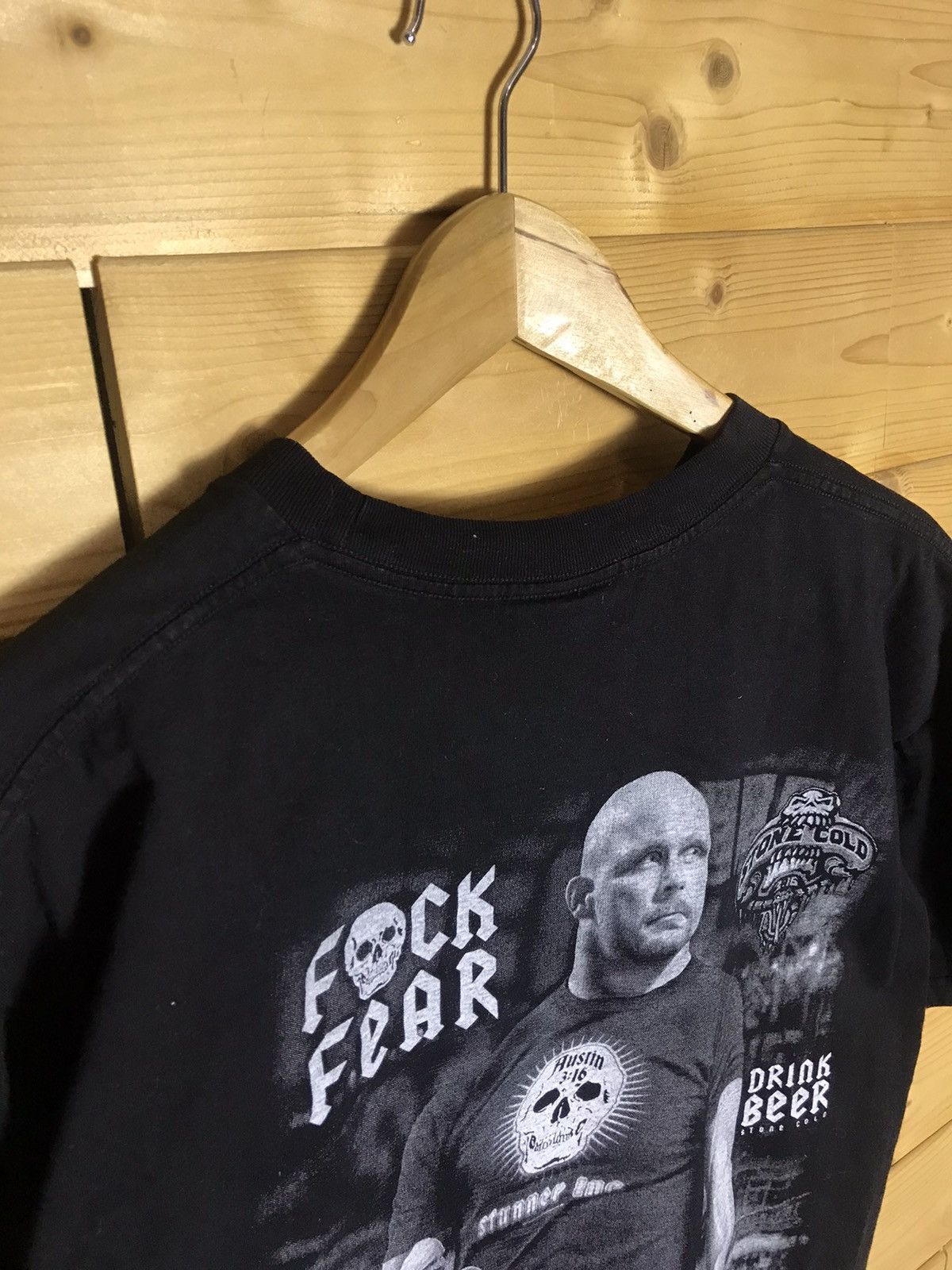 WWE Rare Vintage Stone Cold Austin Thunder t-shirt Size US L / EU 52-54 / 3 - 11 Thumbnail
