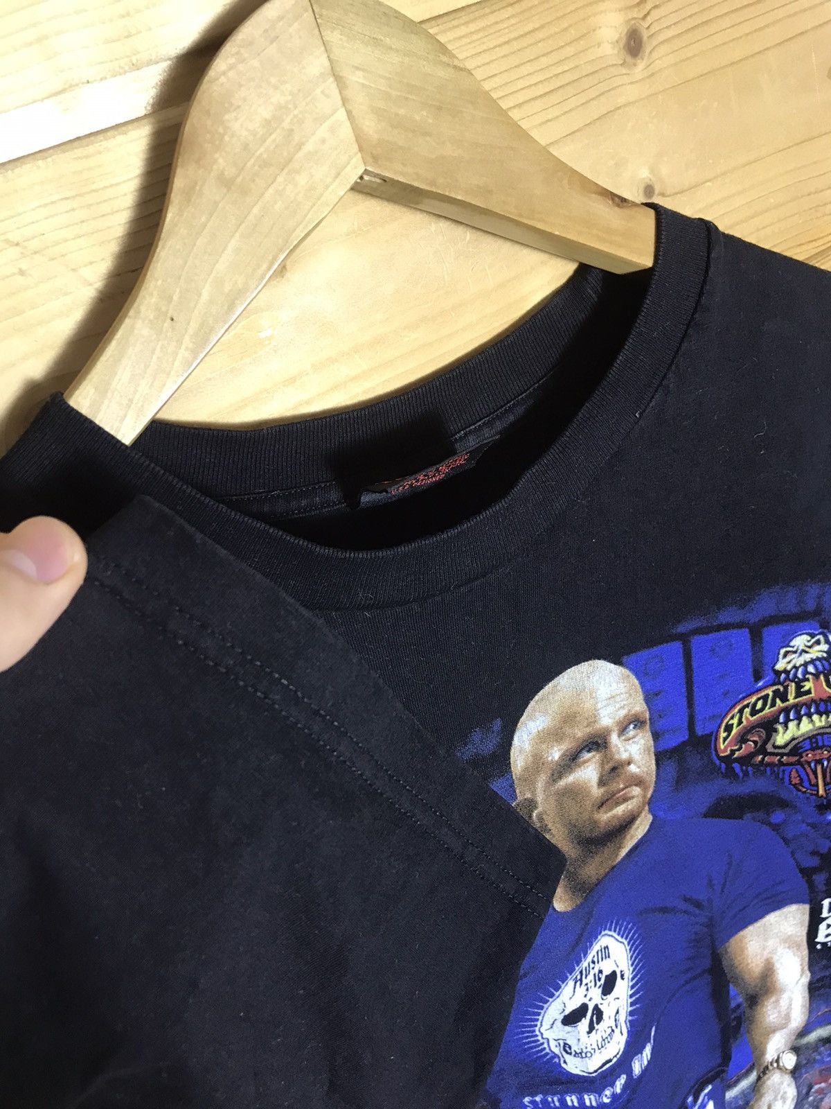 WWE Rare Vintage Stone Cold Austin Thunder t-shirt Size US L / EU 52-54 / 3 - 6 Thumbnail