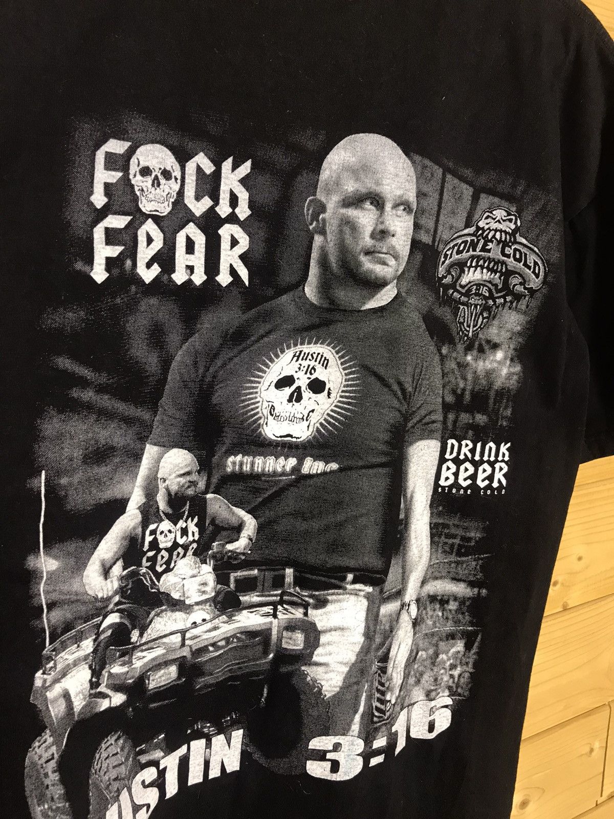 WWE Rare Vintage Stone Cold Austin Thunder t-shirt Size US L / EU 52-54 / 3 - 10 Thumbnail