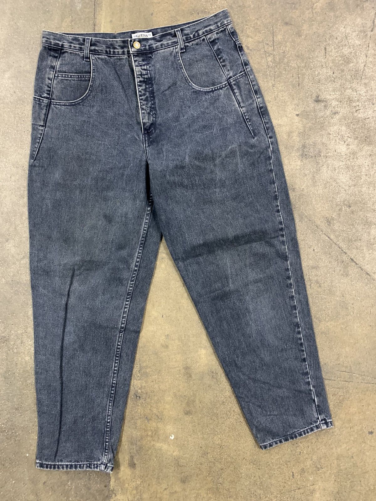 Vintage Guess Blue Tab Gray Denim Jeans