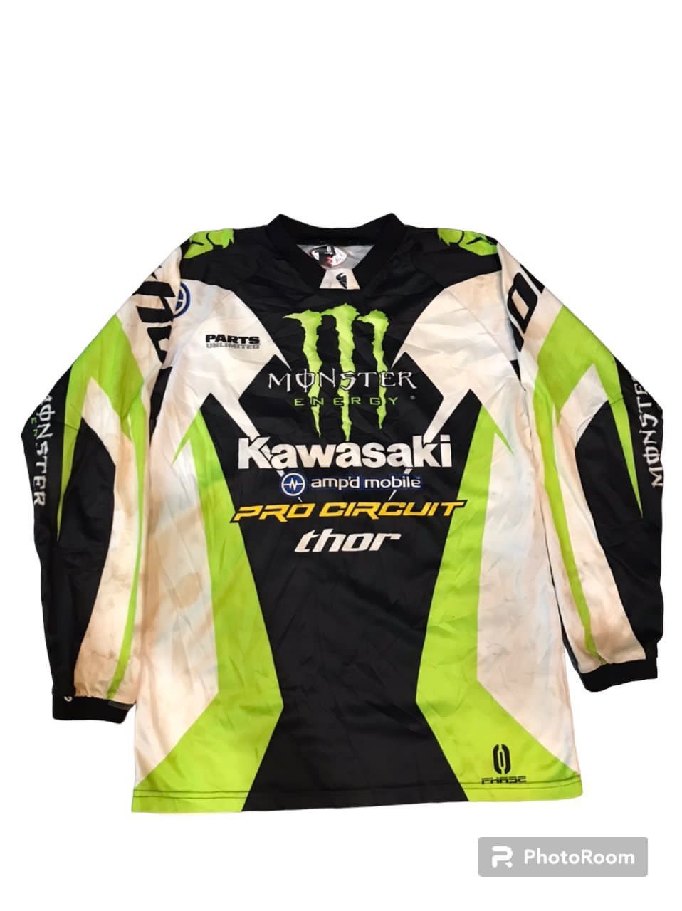Japanese Brand Kawasaki monster motor sports Size US M / EU 48-50 / 2 - 1 Thumbnail