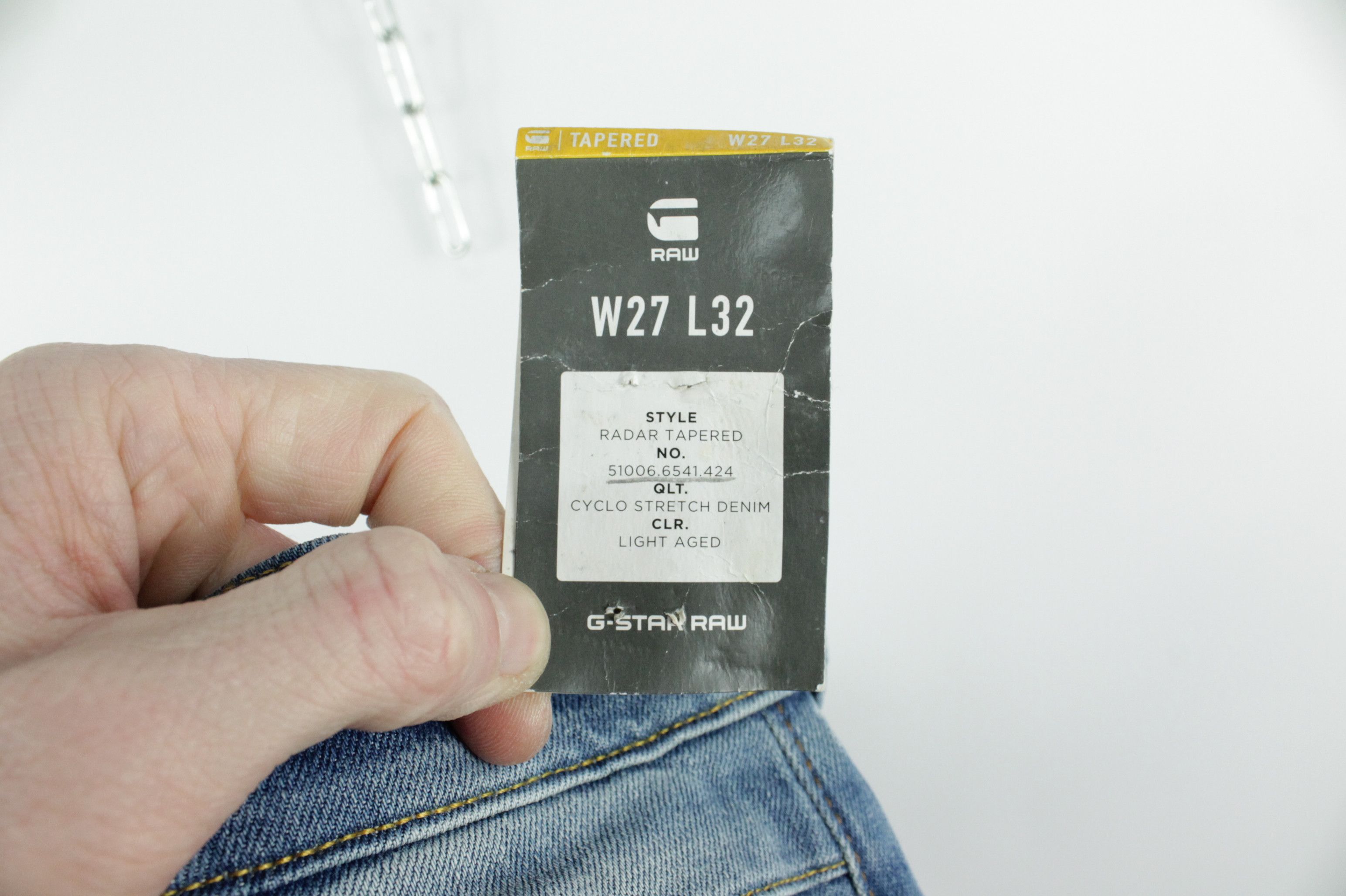 G-Star G-Star Raw Radar Tapered Blue Denim Jeans Size US 27 - 10 Thumbnail