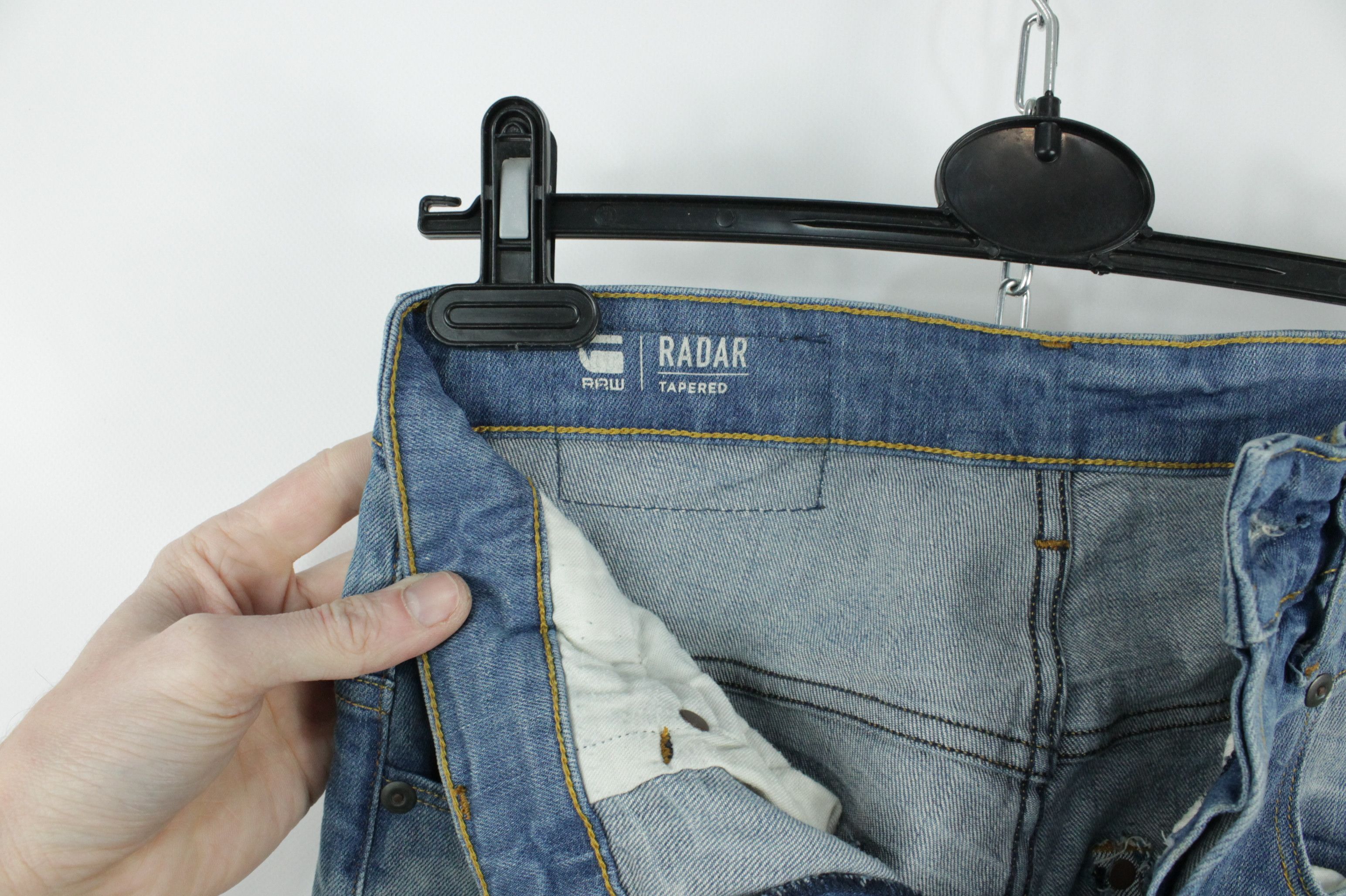 G-Star G-Star Raw Radar Tapered Blue Denim Jeans Size US 27 - 7 Thumbnail