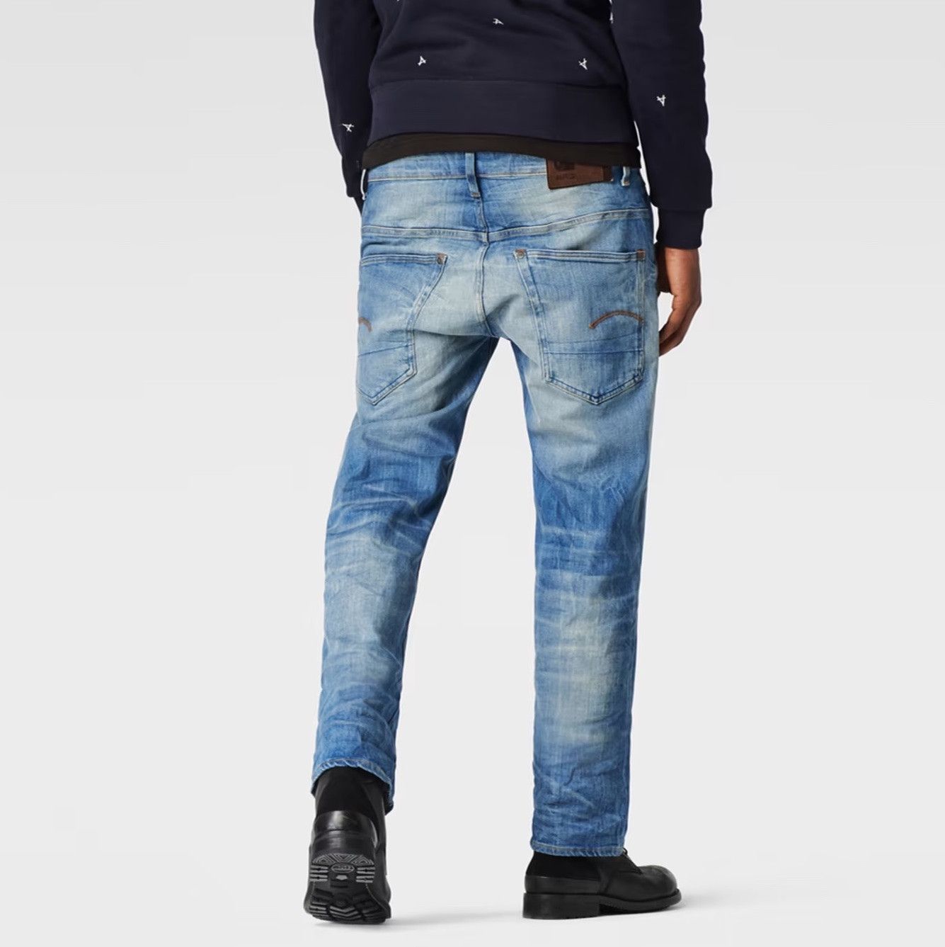 G-Star G-Star Raw Radar Tapered Blue Denim Jeans Size US 27 - 2 Thumbnail