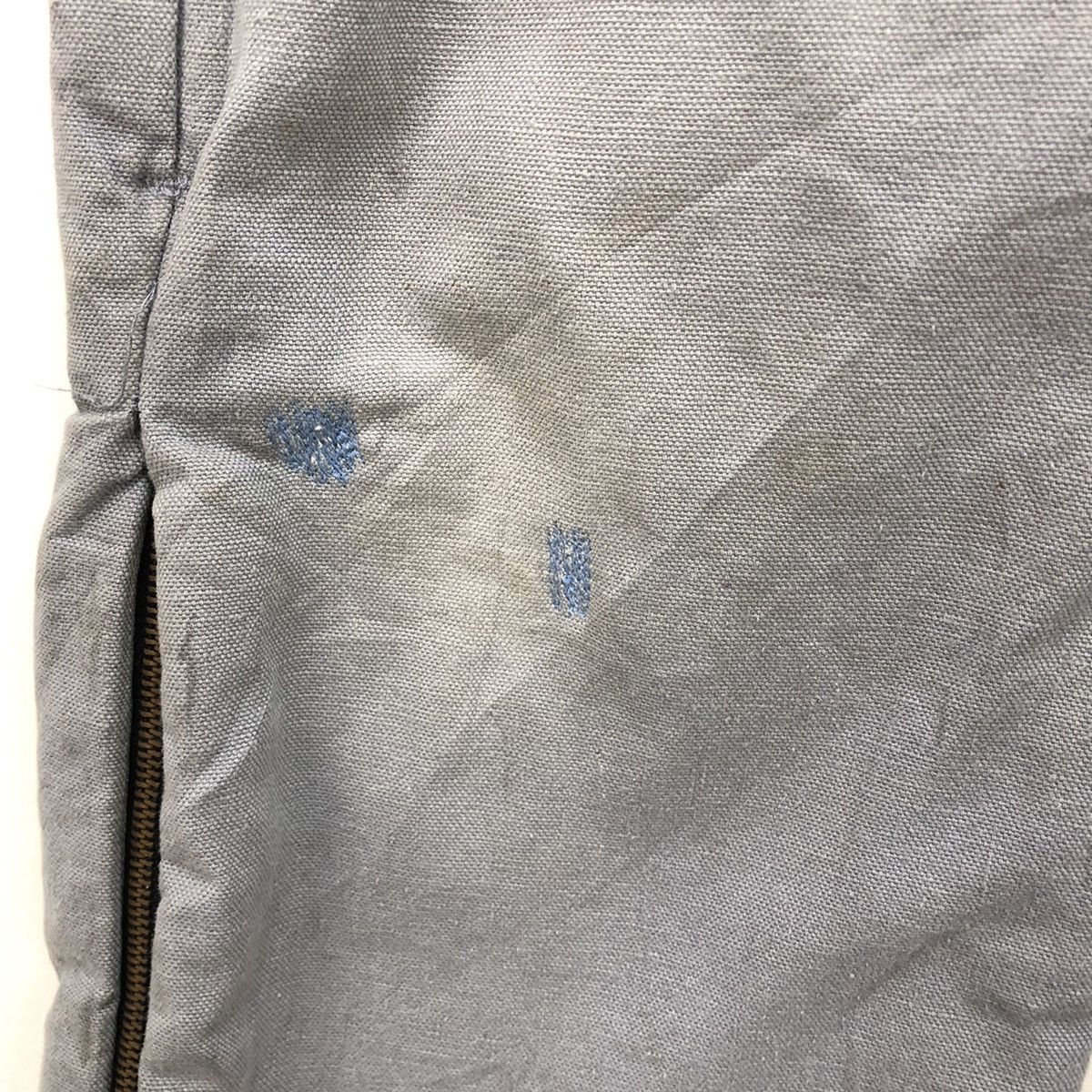 Walls Vtg 90s Walls Coveralls Faded Grey Duck Canvas Made In Usa Size US 34 / EU 50 - 11 Thumbnail